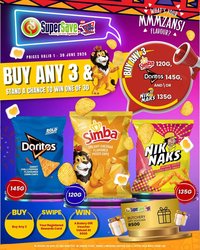 Super Save Snack, swipe & WIN!