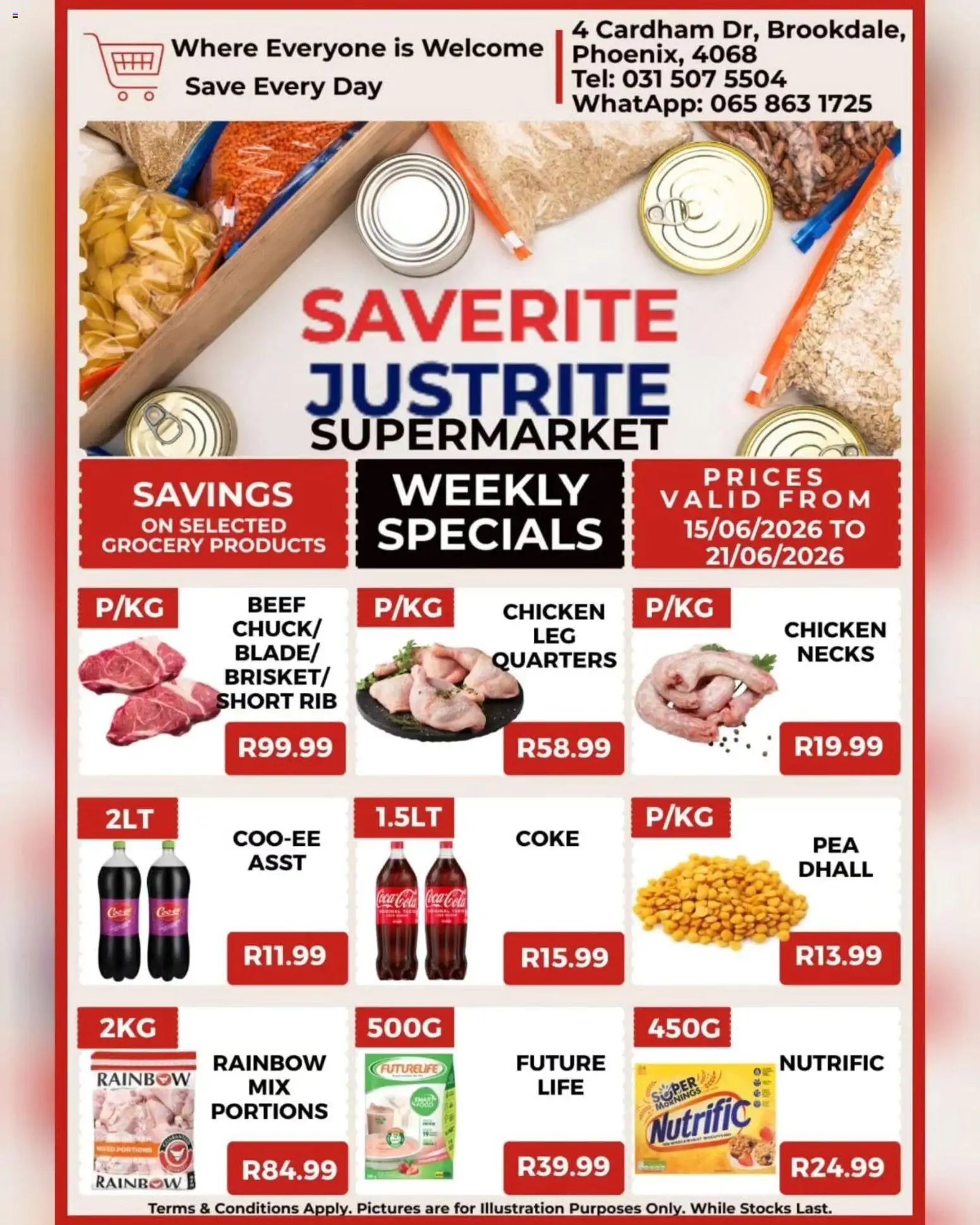 Saverite Specials