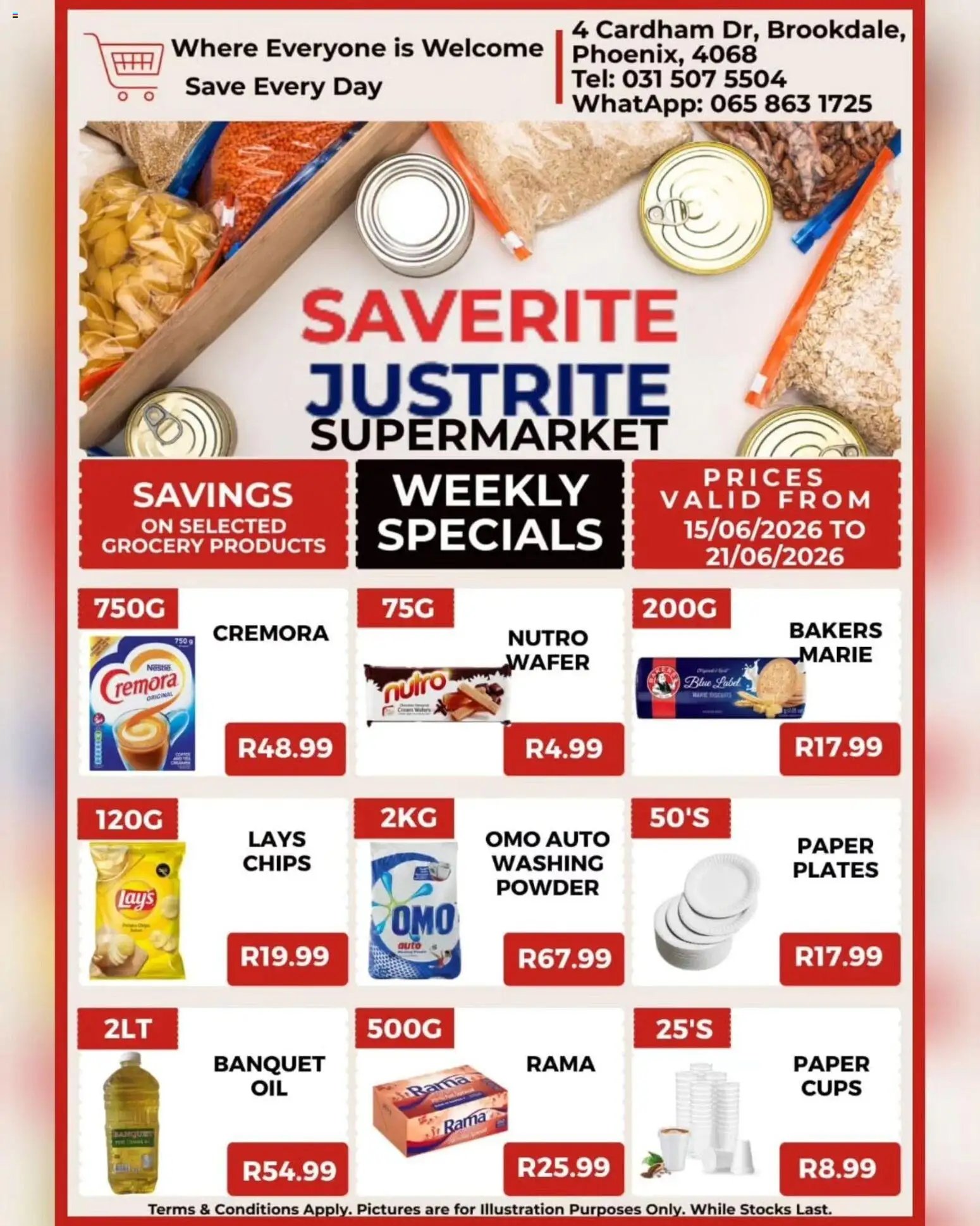 Saverite Specials