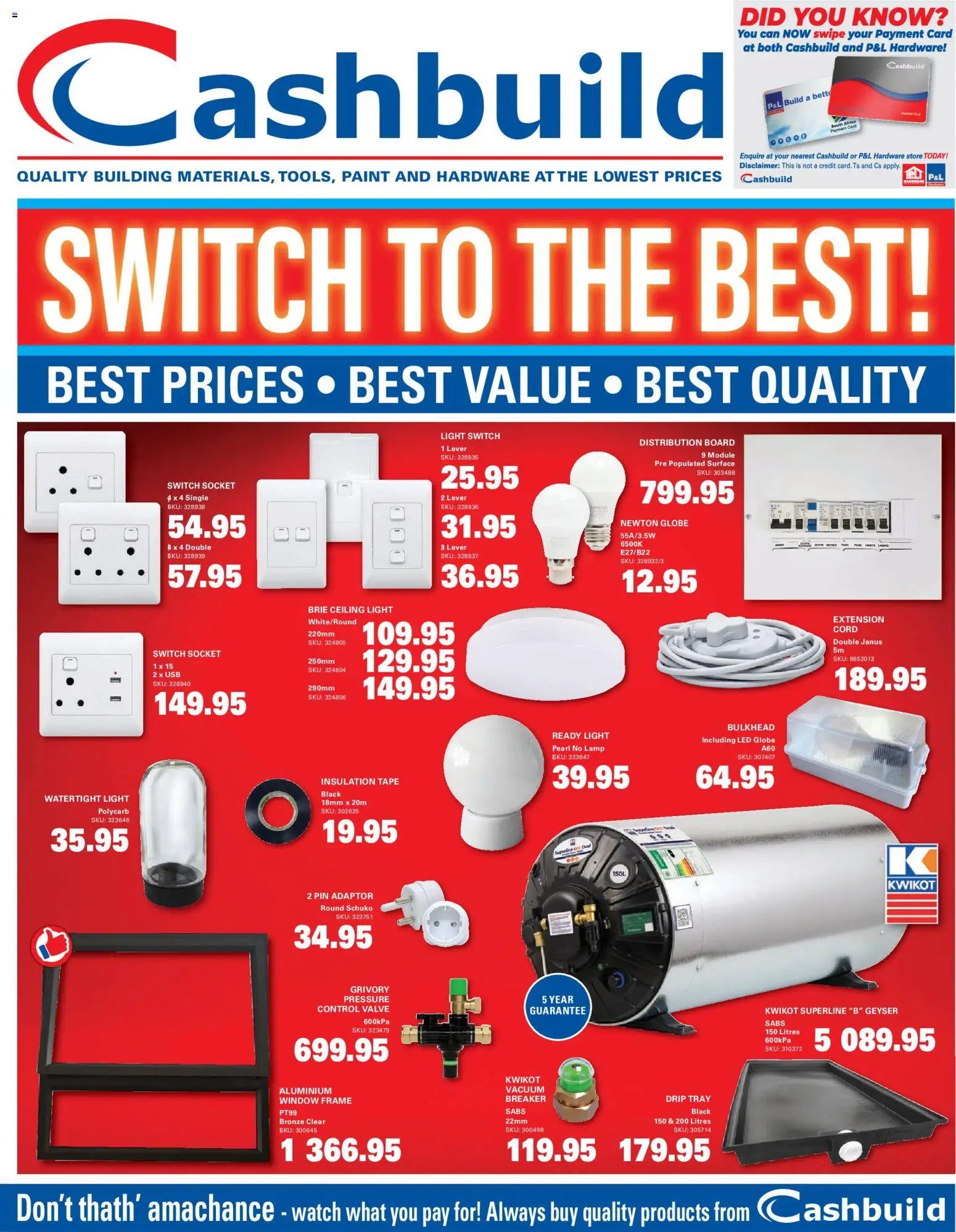 Cashbuild - Western Cape - Catalogue