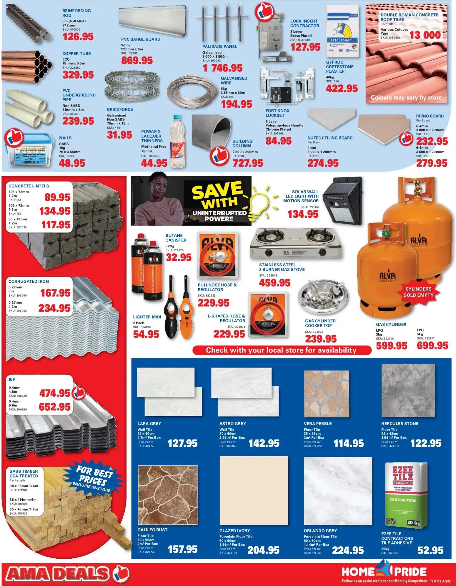Cashbuild - Western Cape - Catalogue