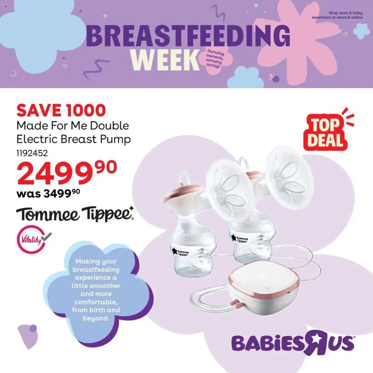 Babies R Us Breastfeeding Week