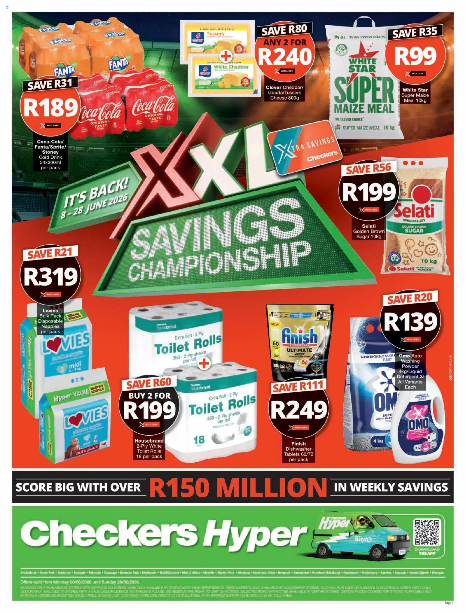 Checkers - Gauteng - Hyper XXL Savings Promotion Week