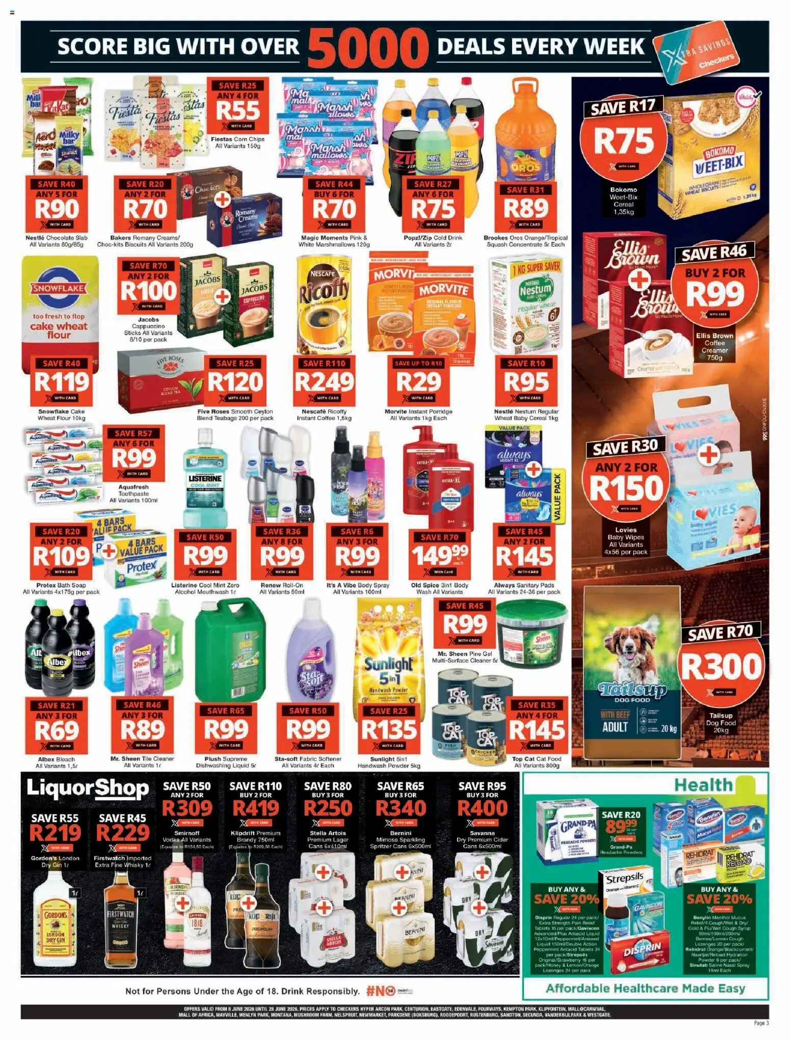 Checkers - Gauteng - Hyper XXL Savings Promotion Week