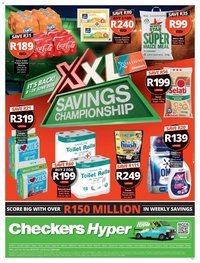 Checkers - Gauteng - Hyper XXL Savings Promotion Week