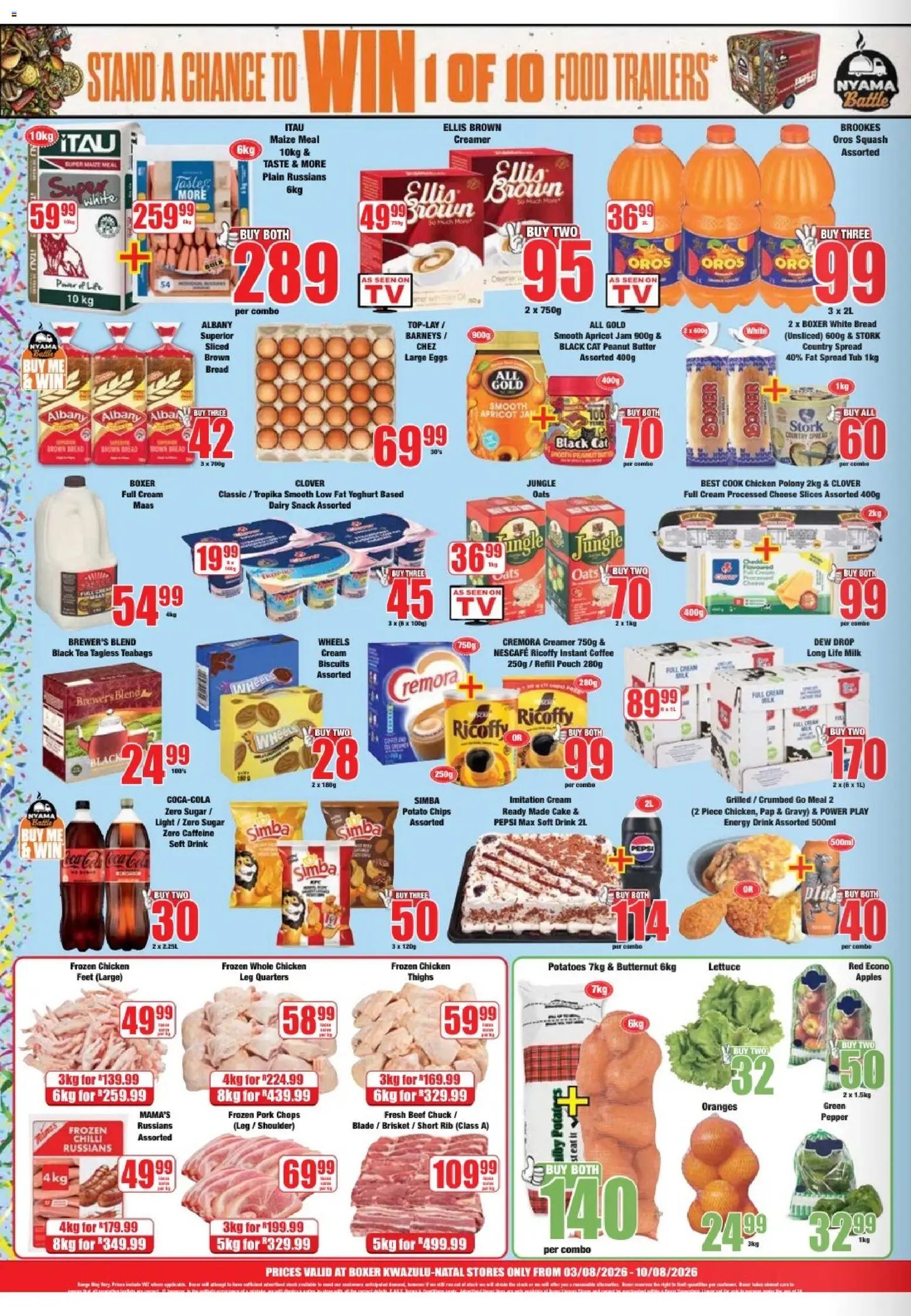 Boxer - Weekly Specials
