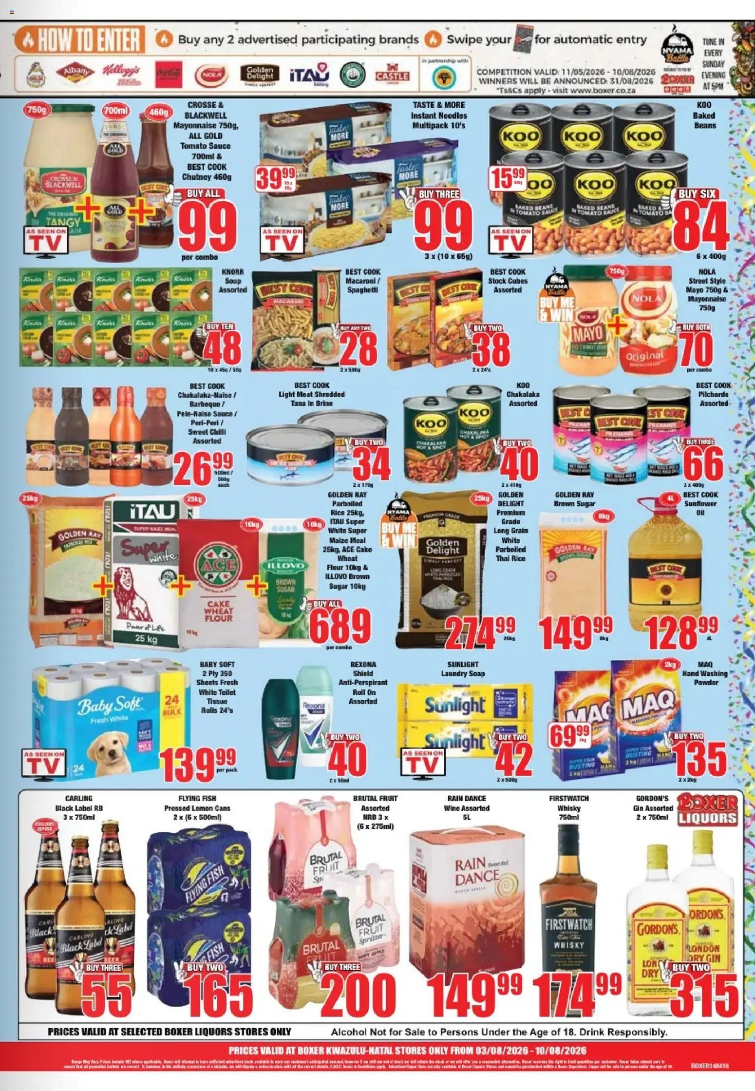 Boxer - Weekly Specials