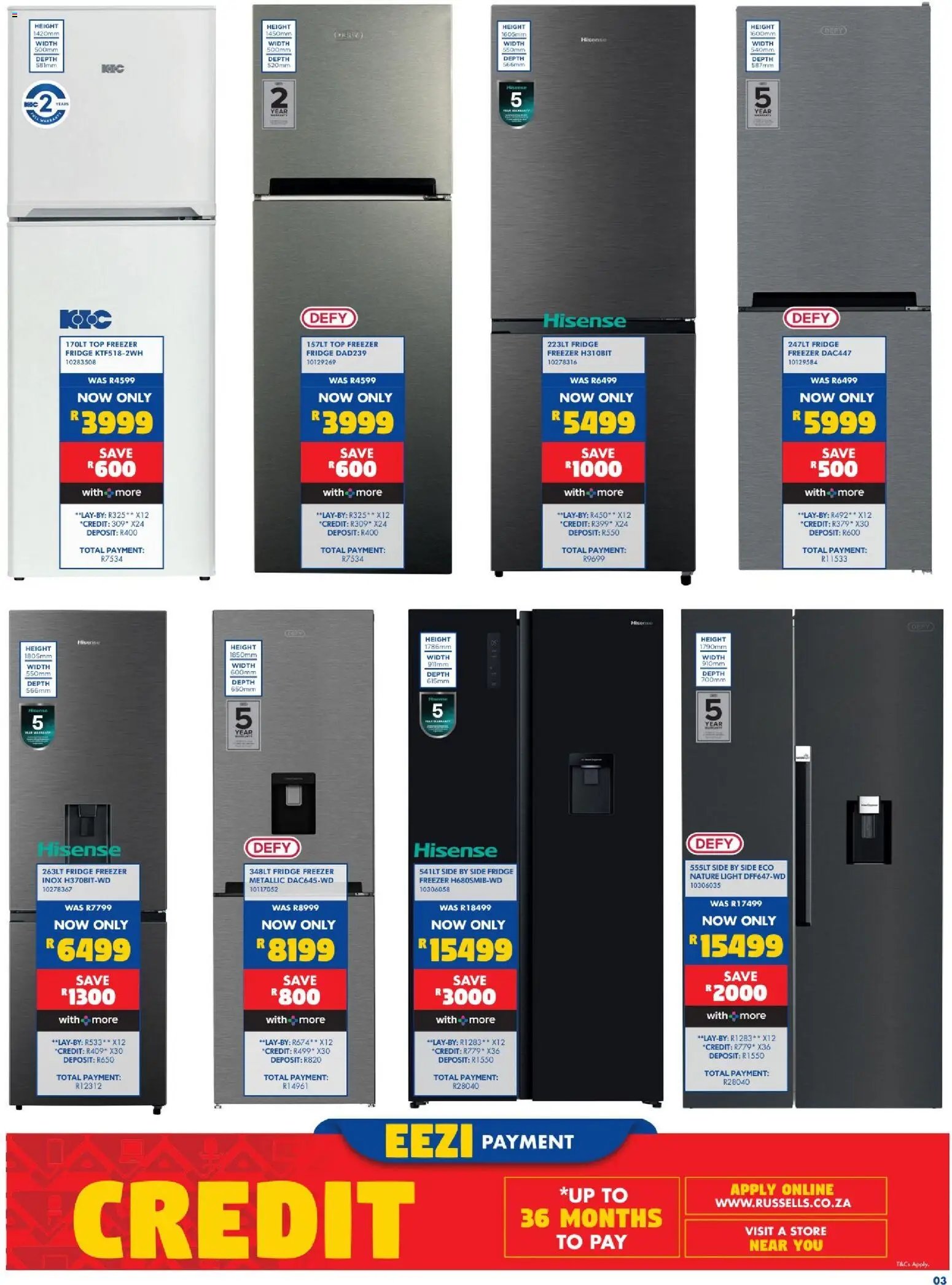 Russells Specials