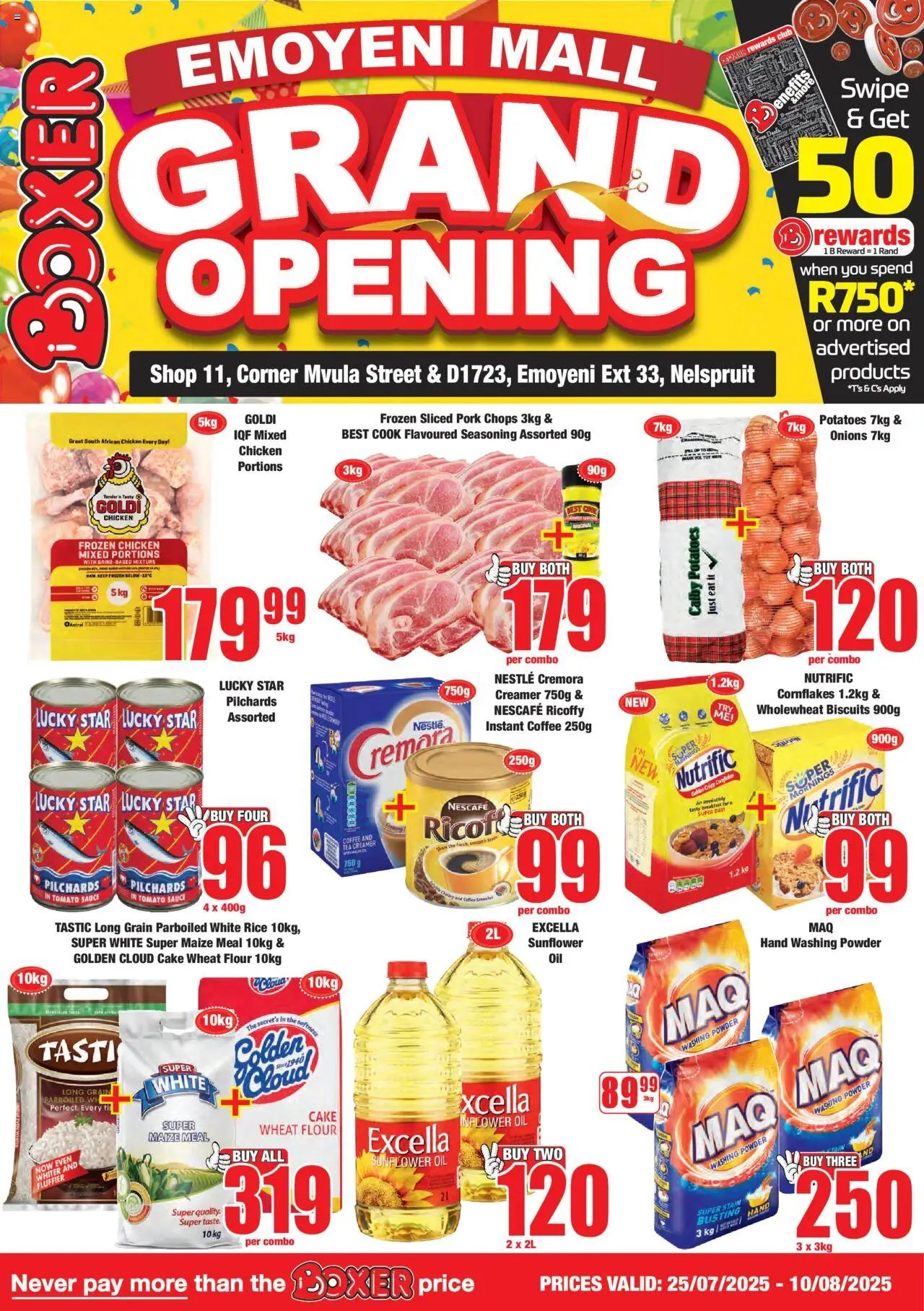 Boxer - Mpumalanga - Emoyeni Grand Opening (2025-07-25 - 2025-08-10) | 1
