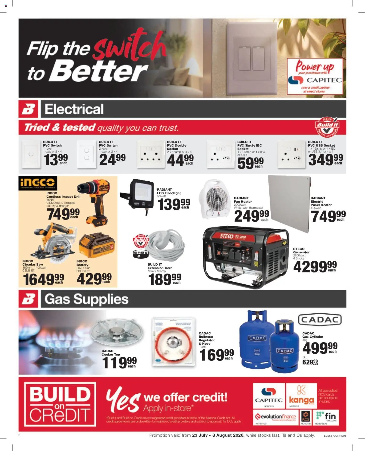 Build It Eastern Cape - Specials