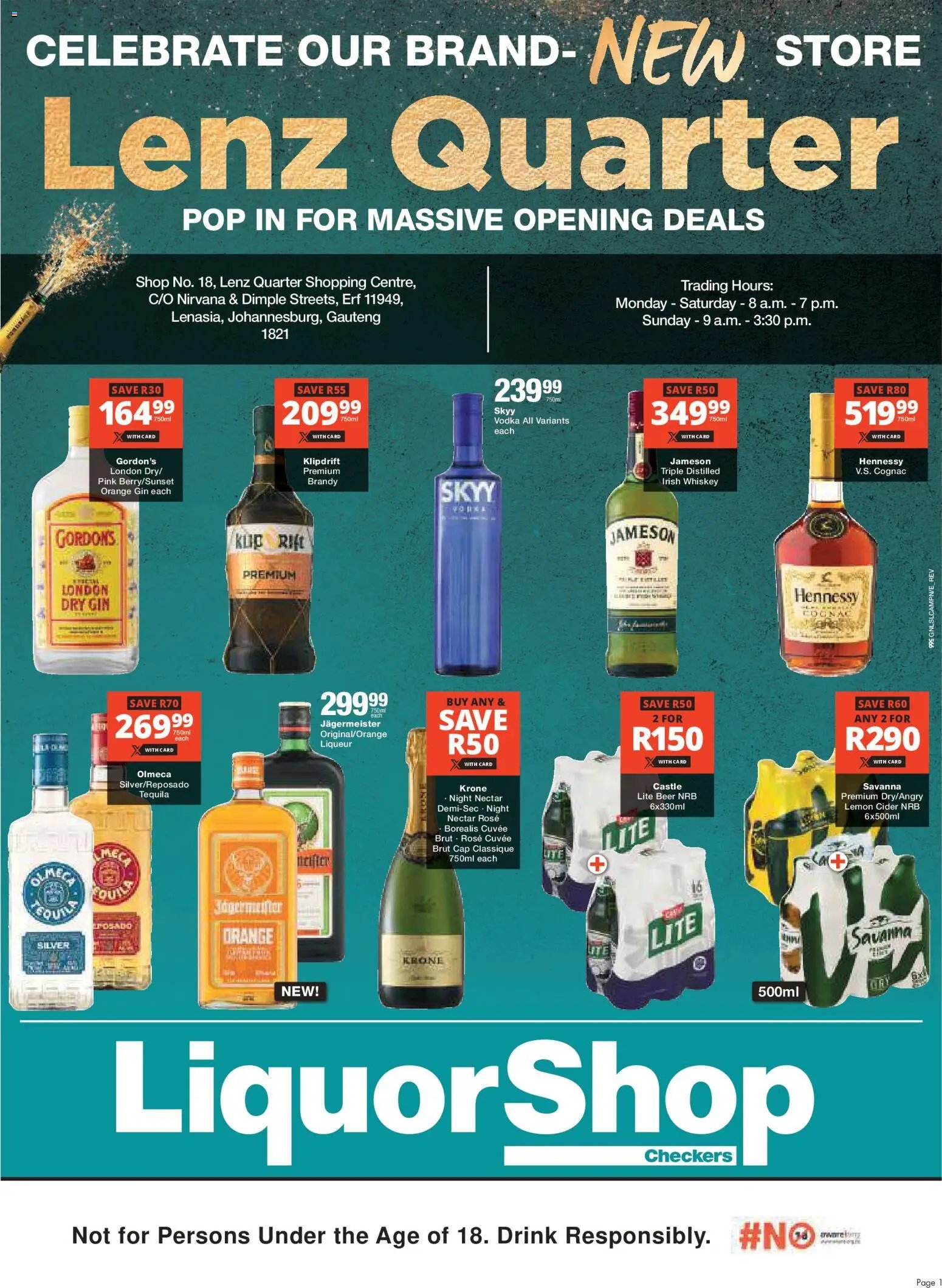 Checkers Lenz Quarter - LiquorShop Specials
