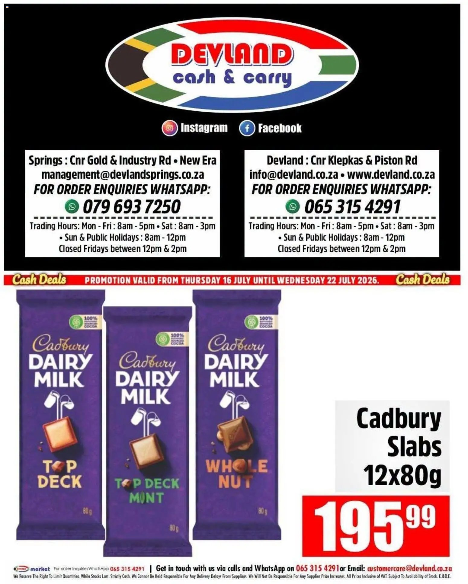 Devland Cash Deals