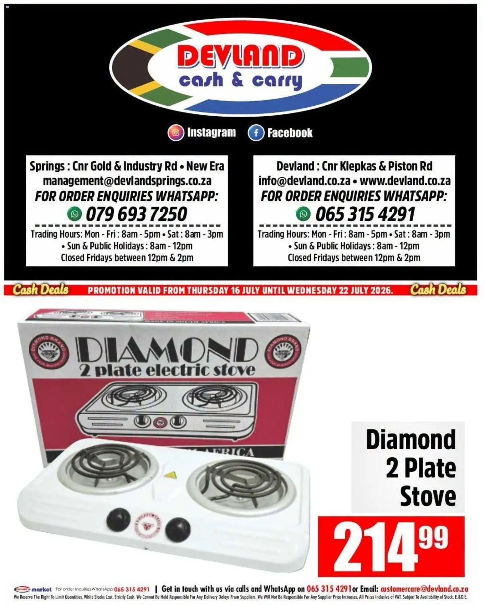 Devland Cash Deals
