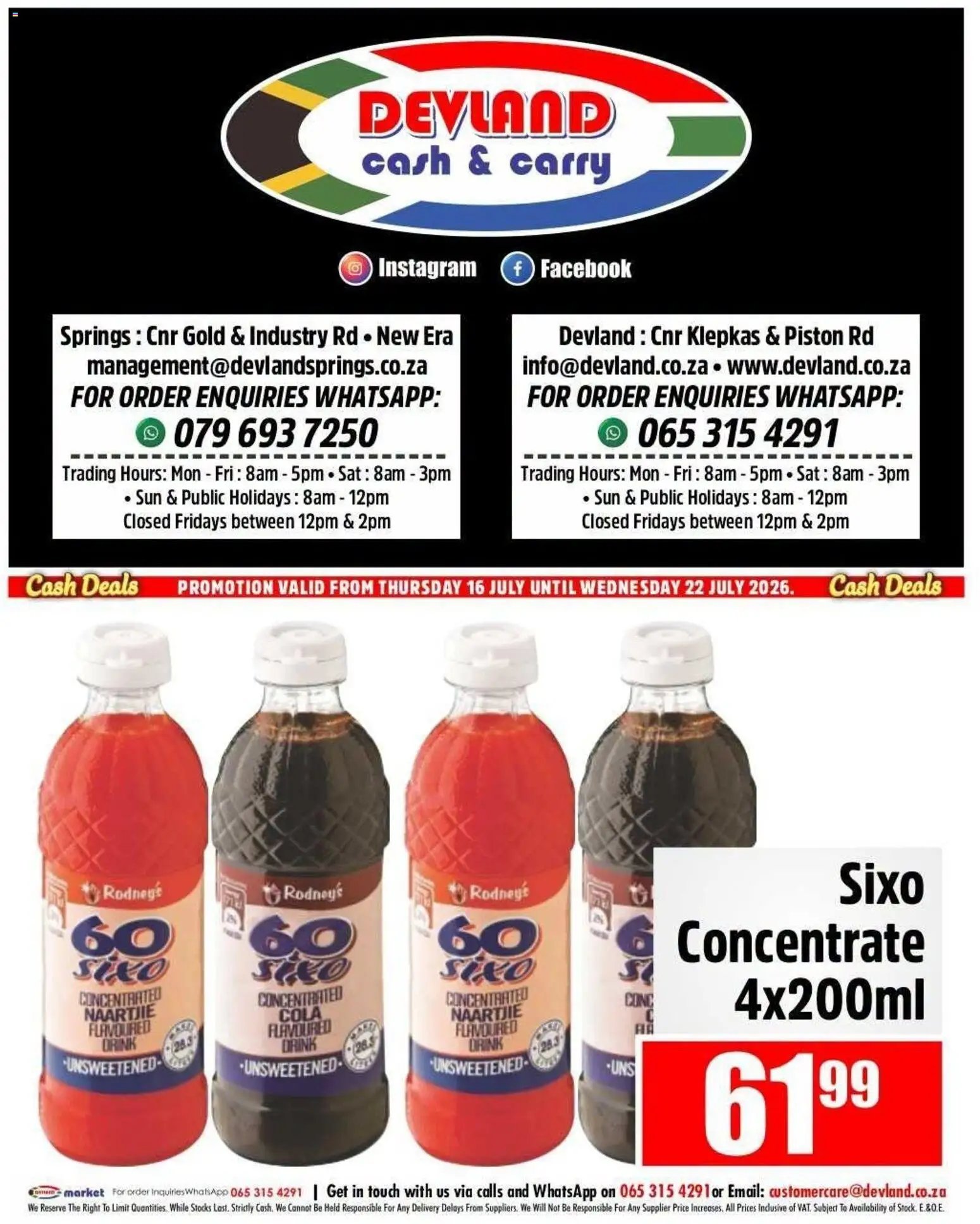 Devland Cash Deals