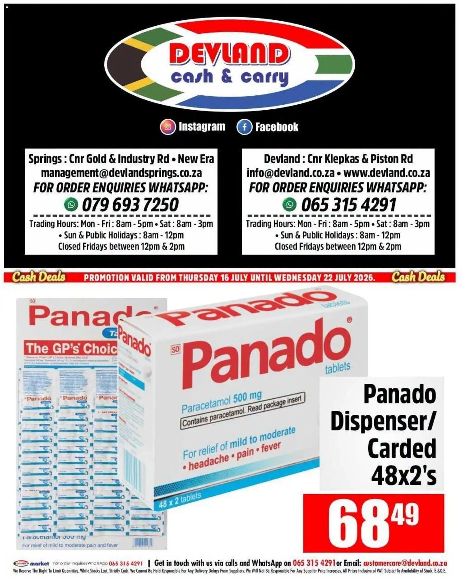 Devland Cash Deals
