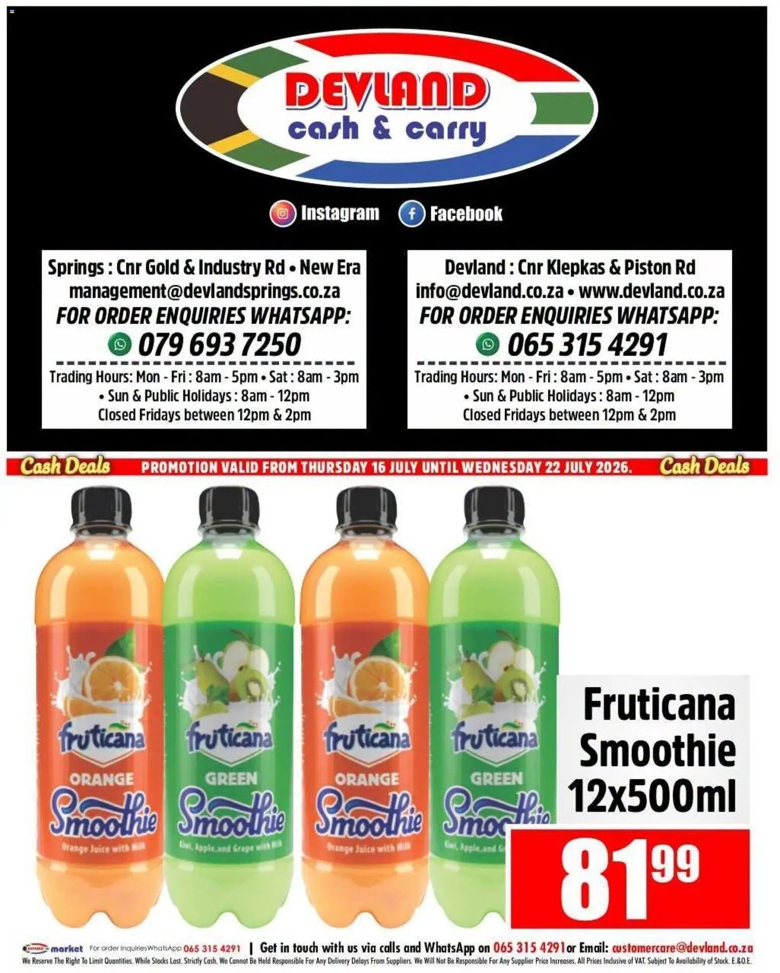 Devland Cash Deals