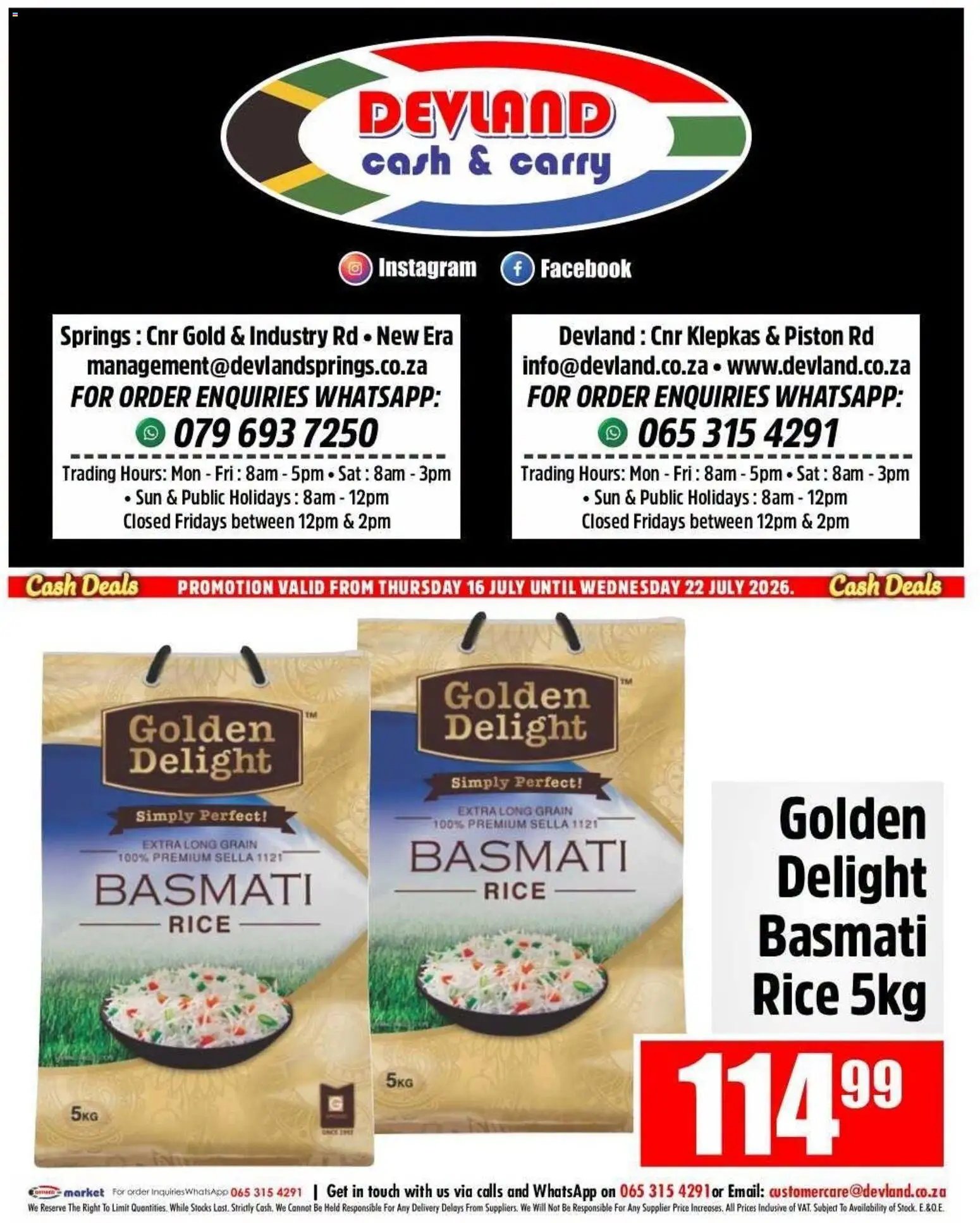 Devland Cash Deals