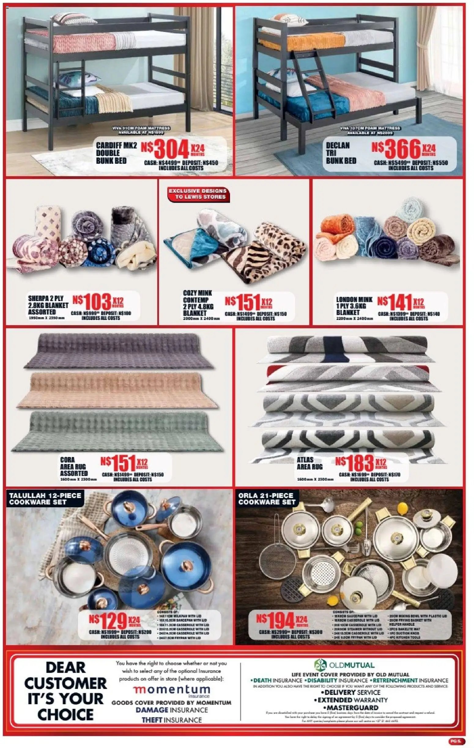 Lewis Stores Namibia Brochure