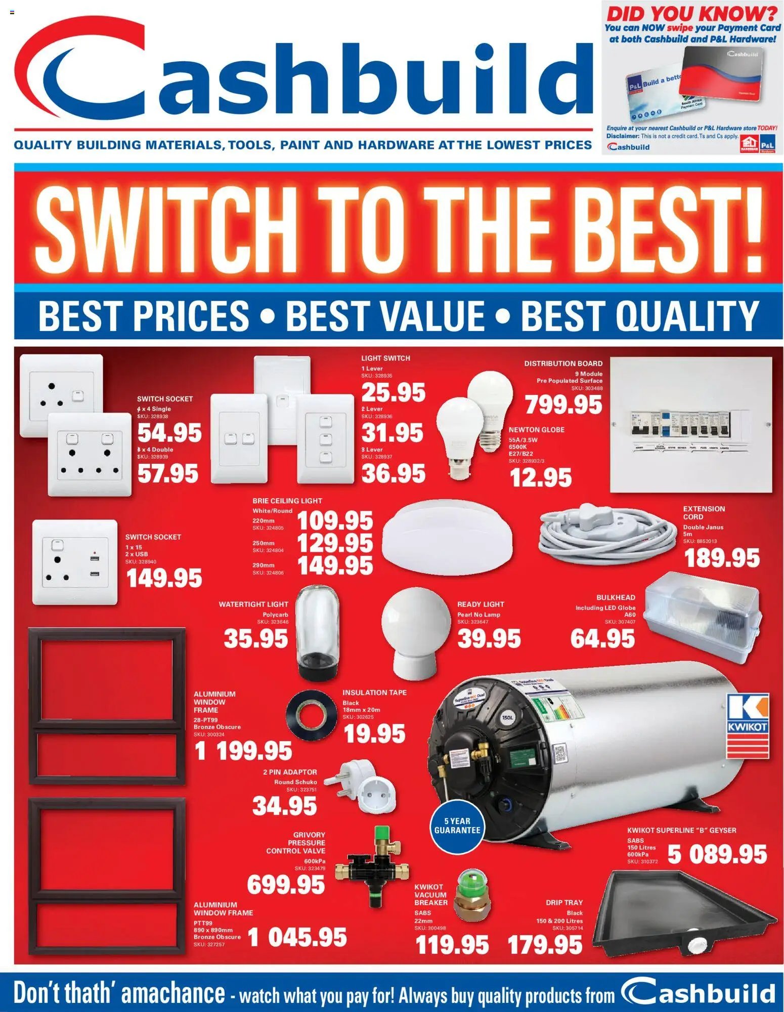 Cashbuild - Eastern Cape - Catalogue