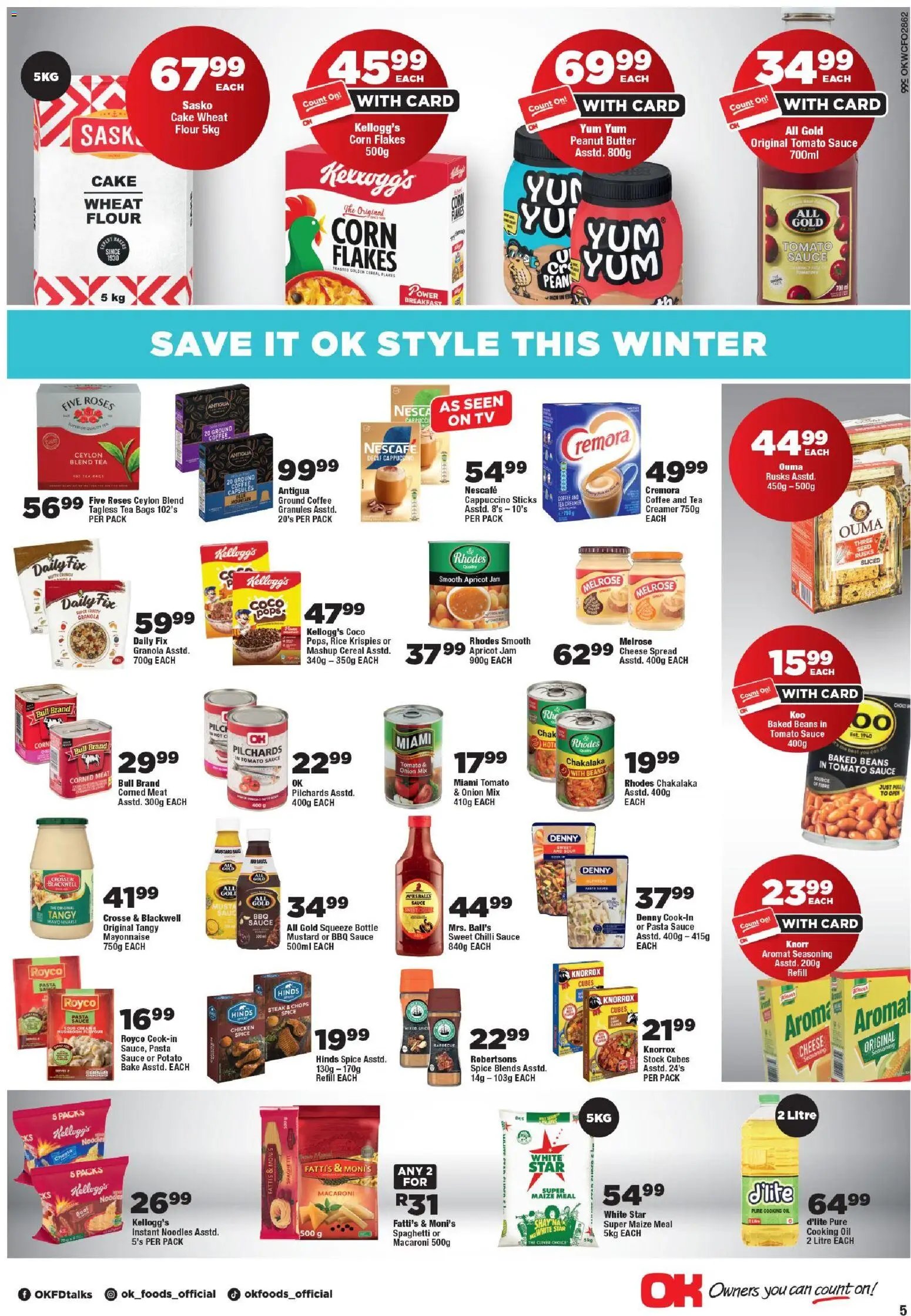 OK Foods - Western Cape - Specials