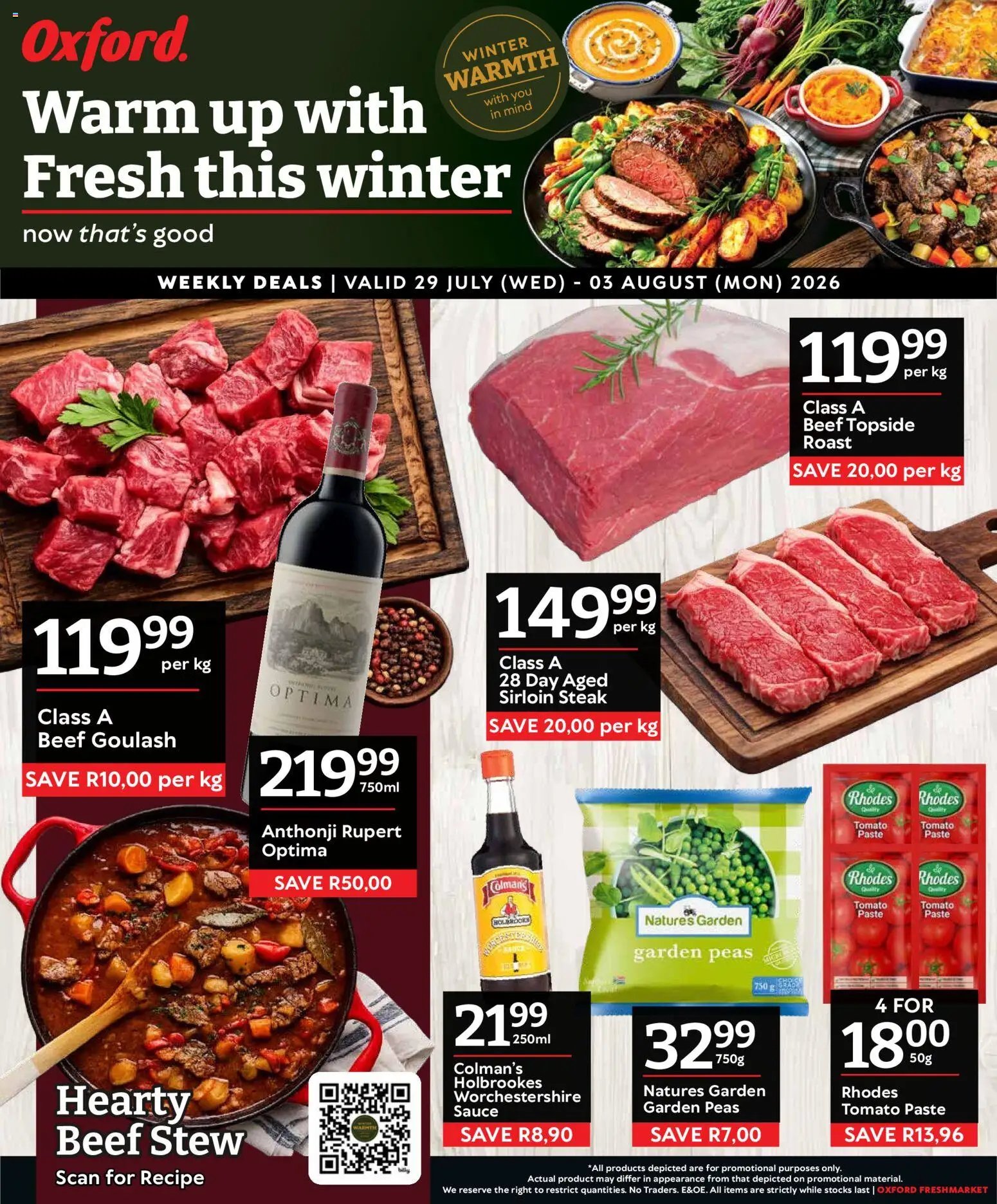 Oxford Freshmarket Specials
