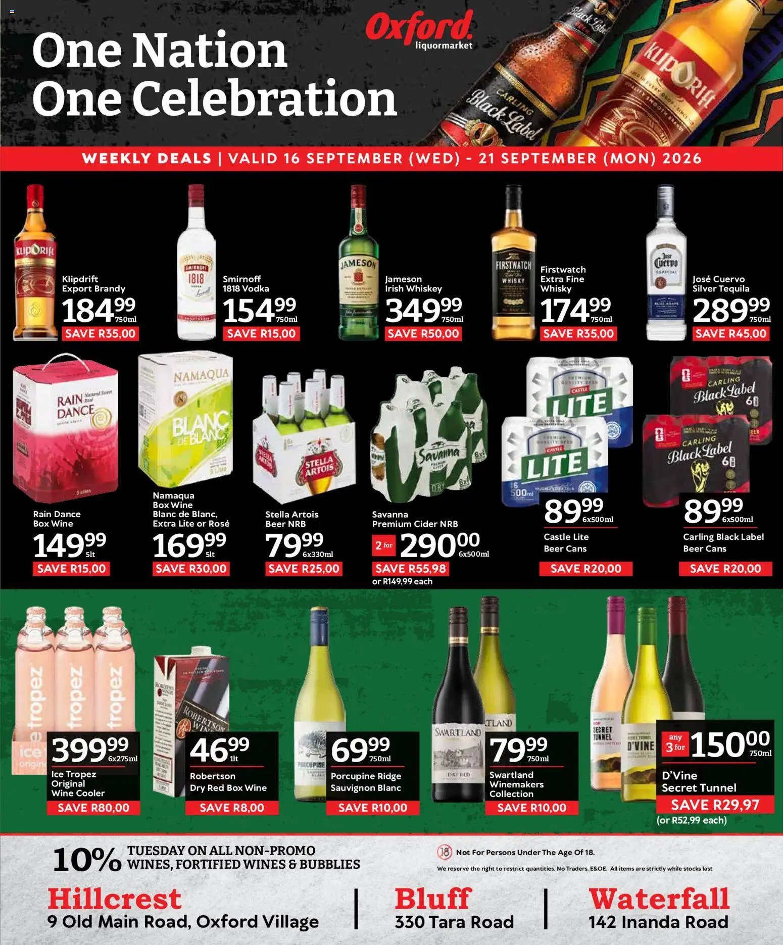 Oxford Freshmarket Specials