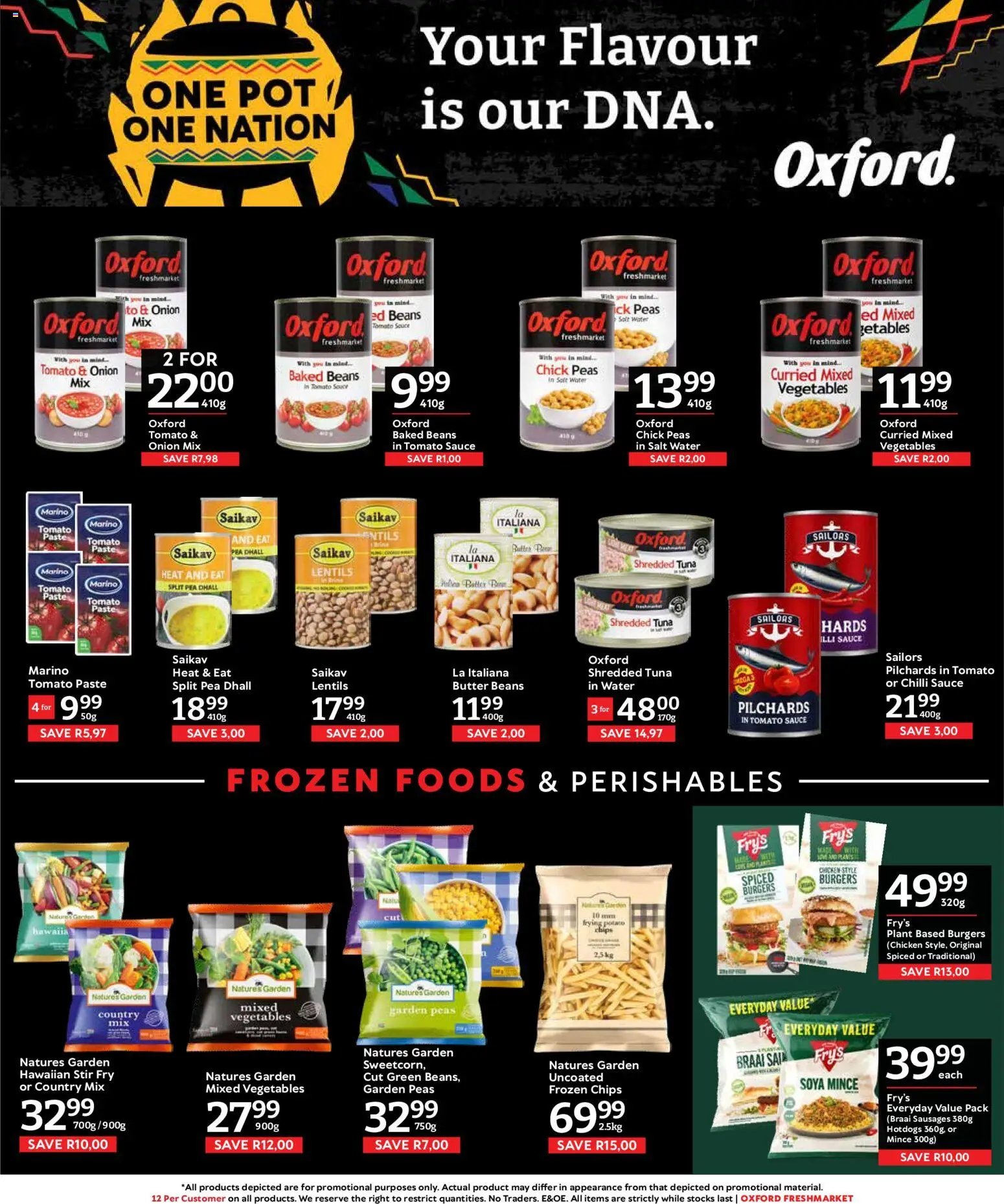 Oxford Freshmarket Specials