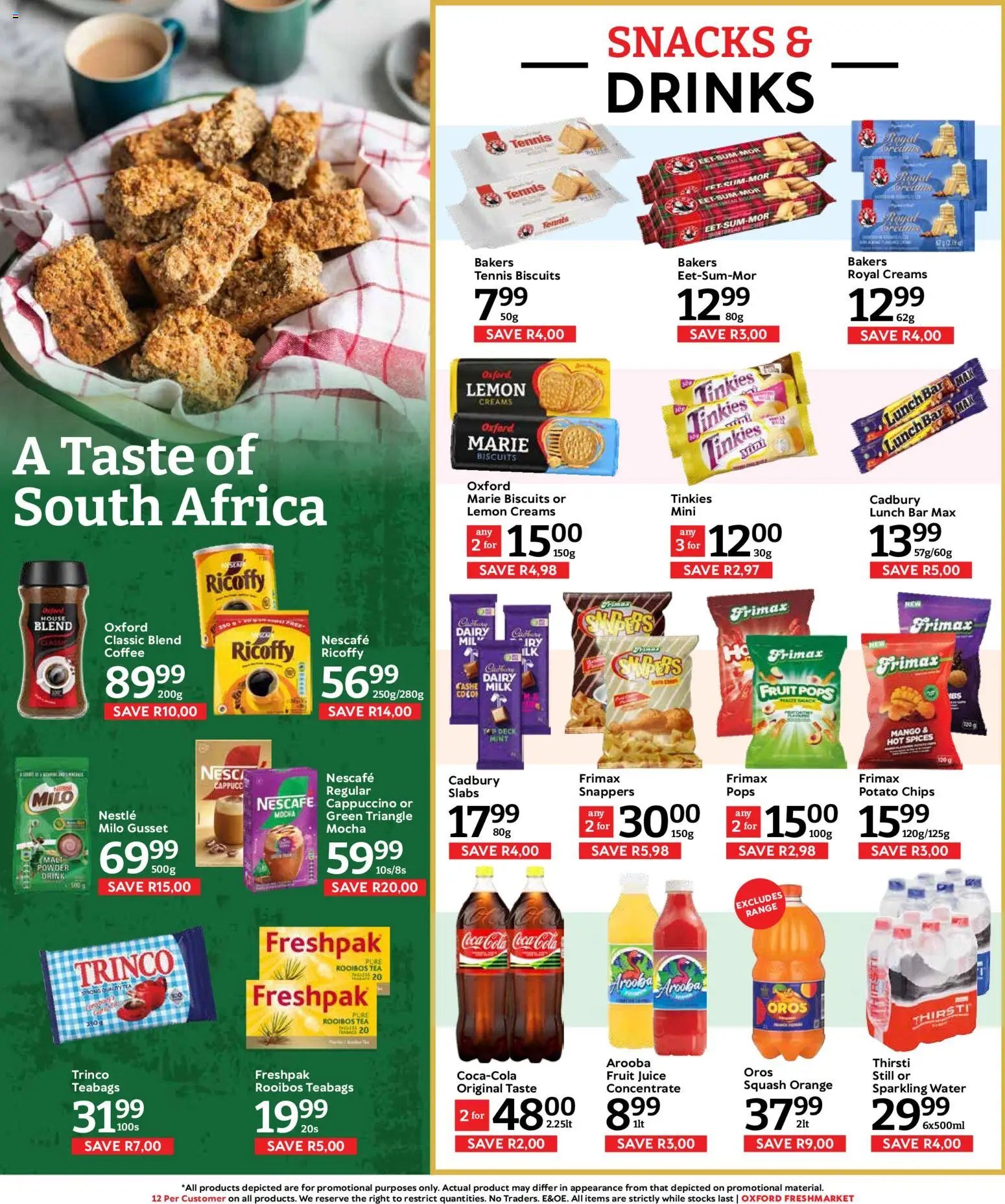 Oxford Freshmarket Specials