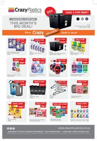 Crazy Plastics - This month's big deal!
