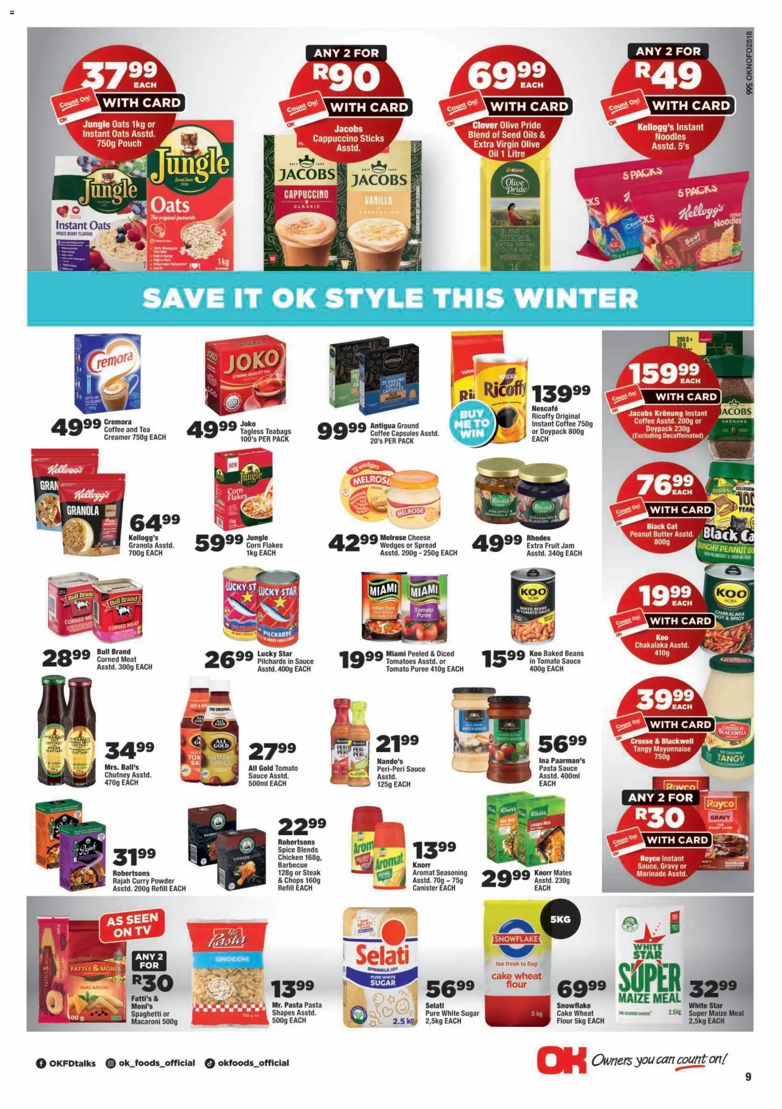 OK Foods - Gauteng - Specials
