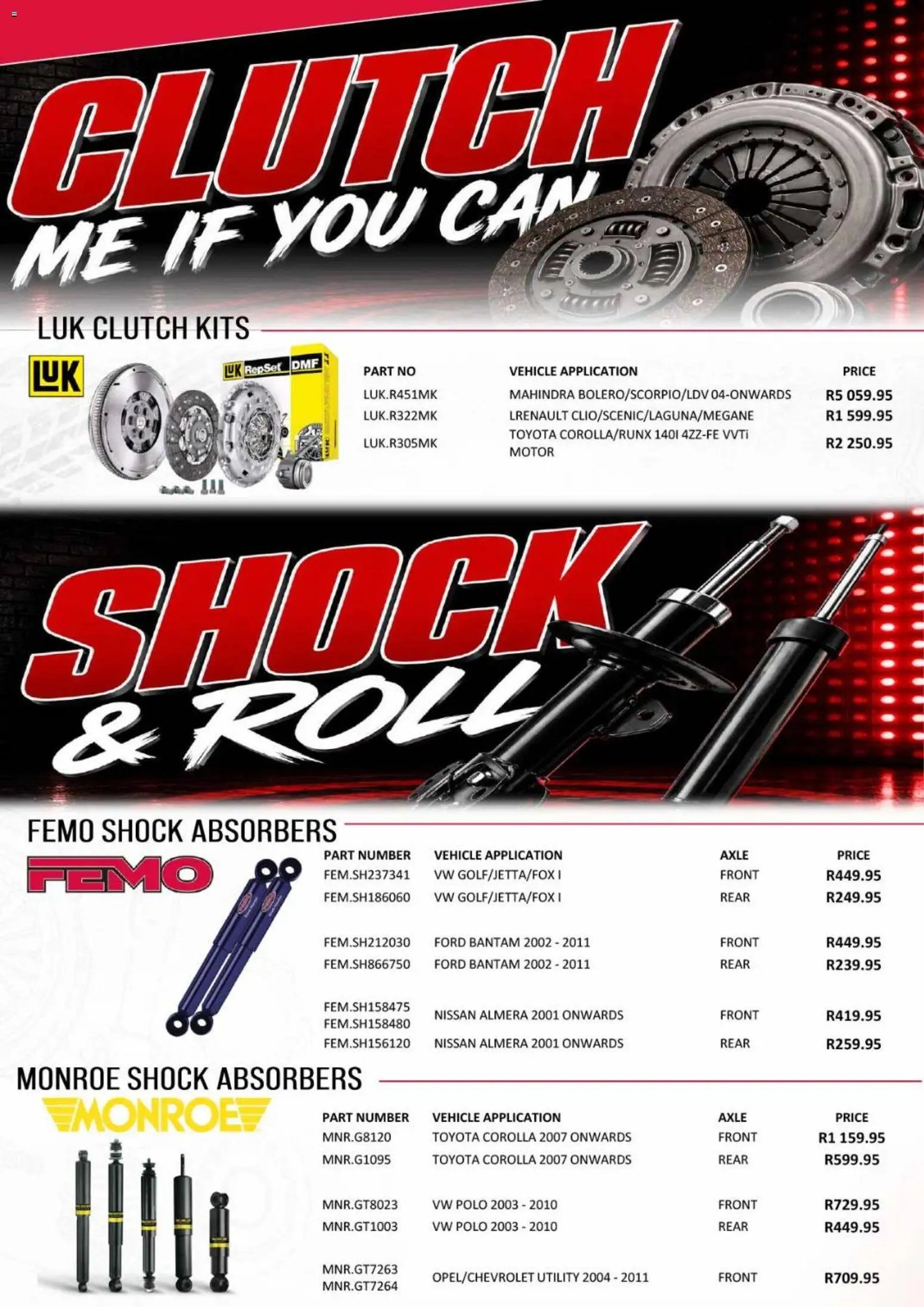 AutoZone Specials