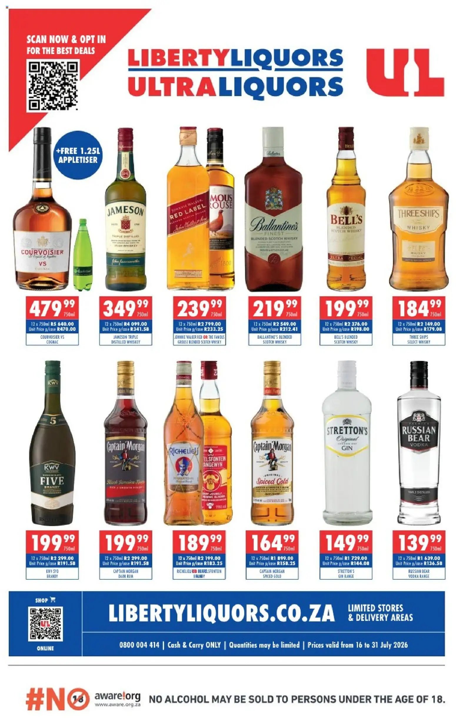 Ultra Liquors Liberty Liquors Specials