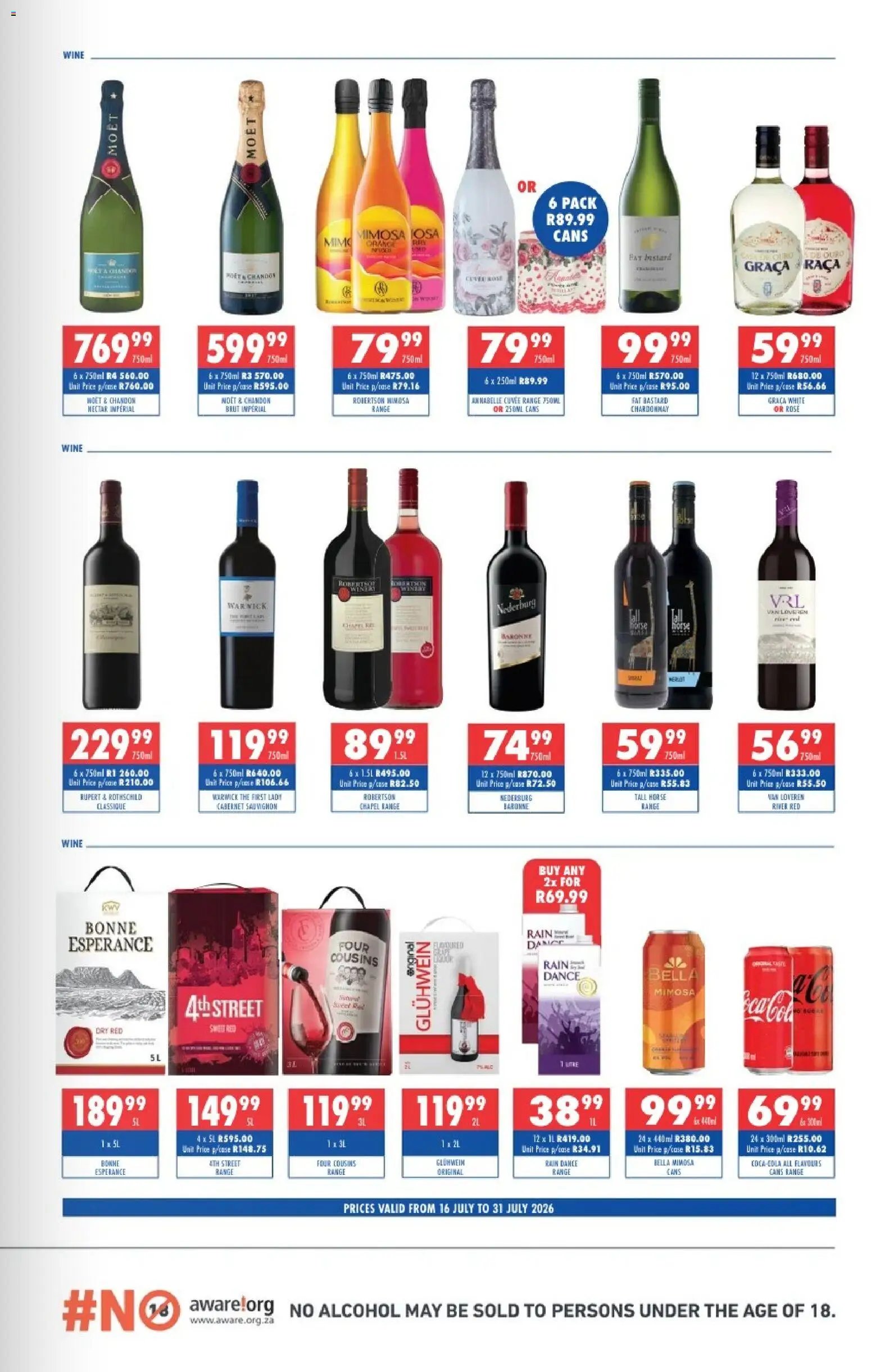 Ultra Liquors Liberty Liquors Specials