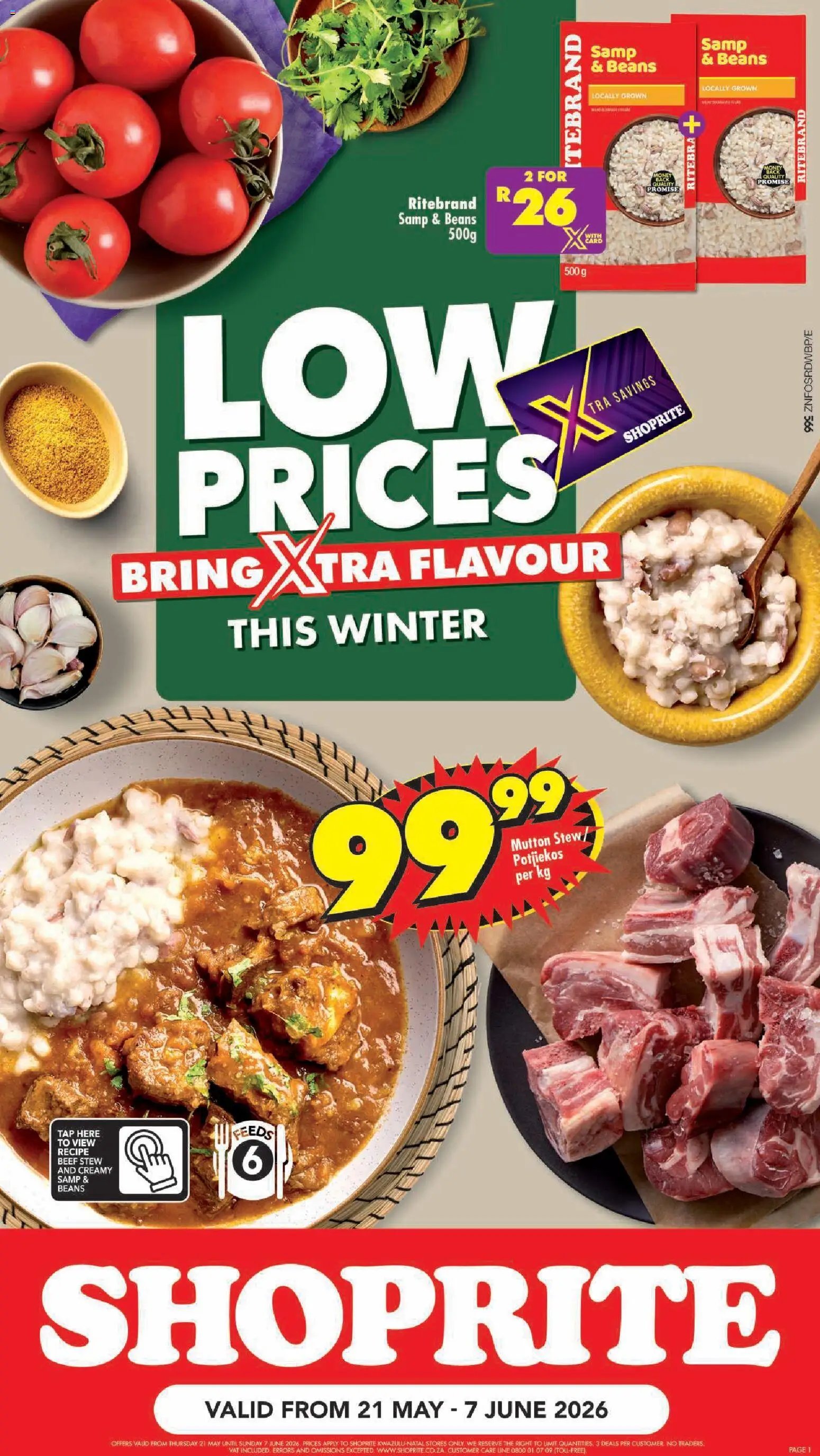 Shoprite - Kwazulu-Natal - Affordable Winter Meals