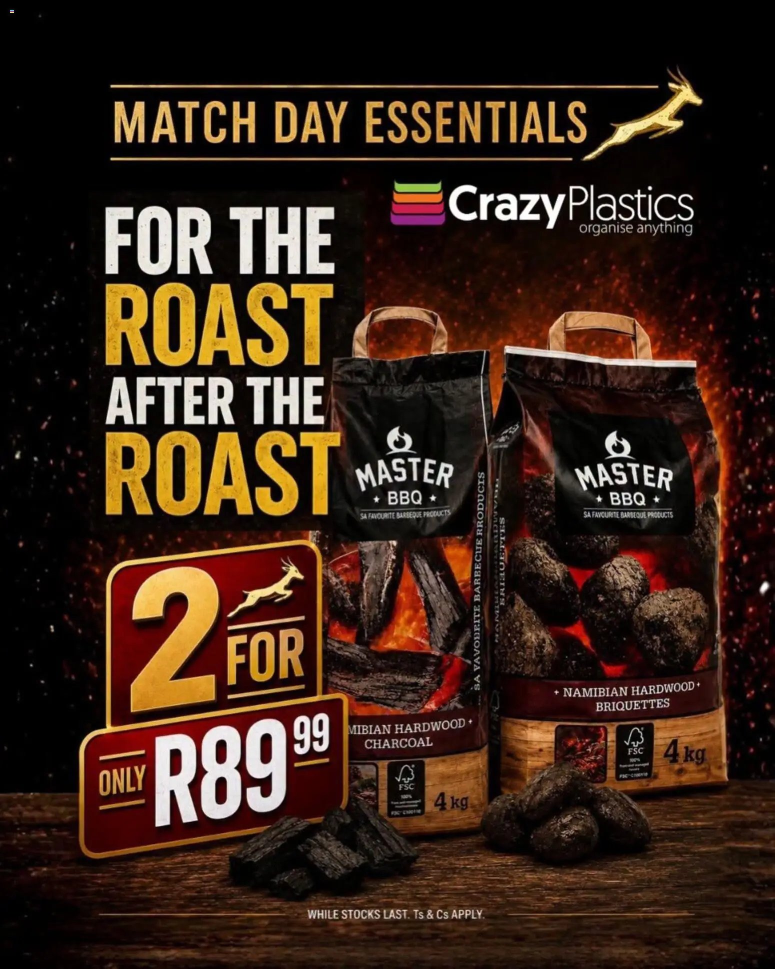 Crazy Plastics For the roast after the roast