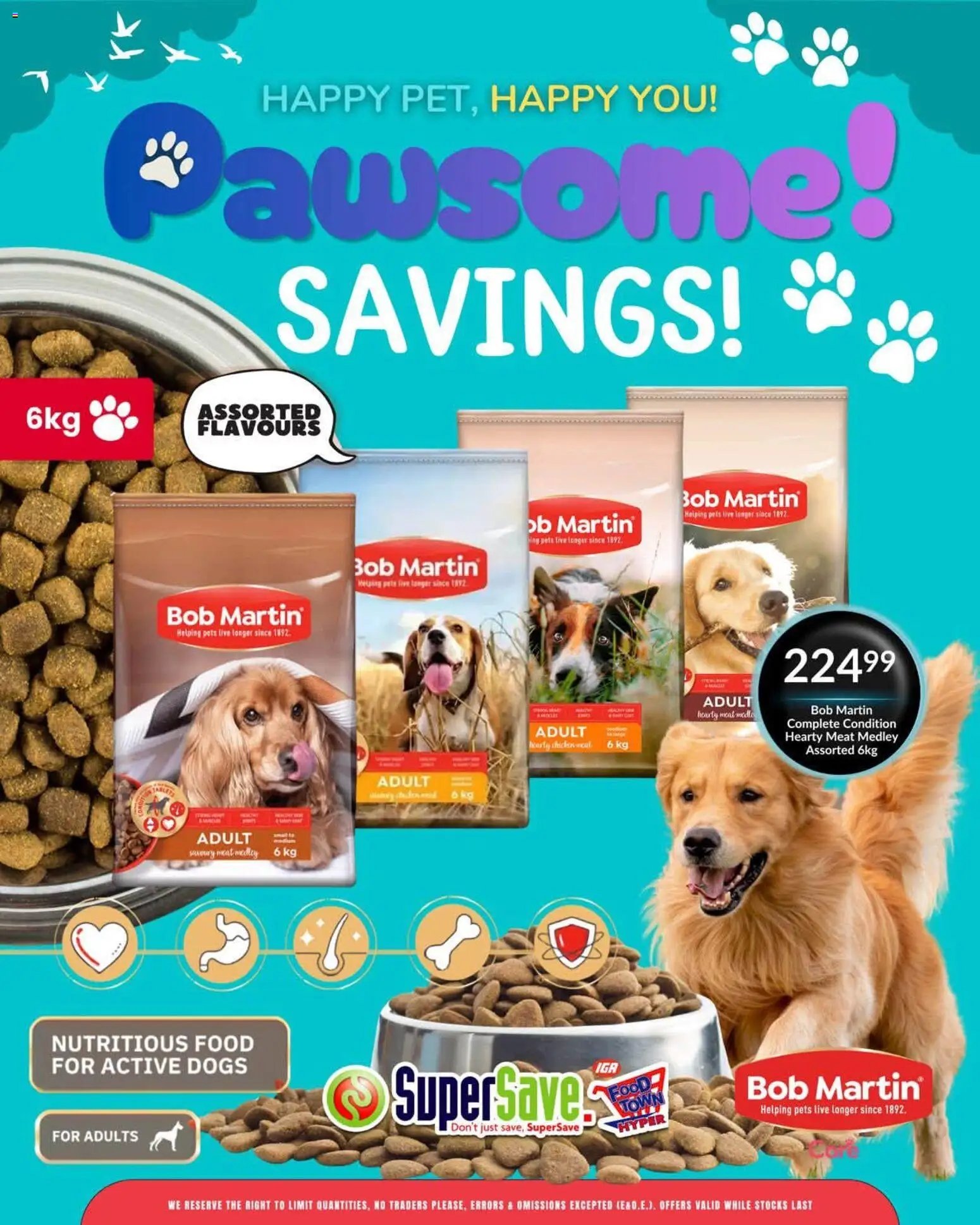 Super Save Pawsome savings!