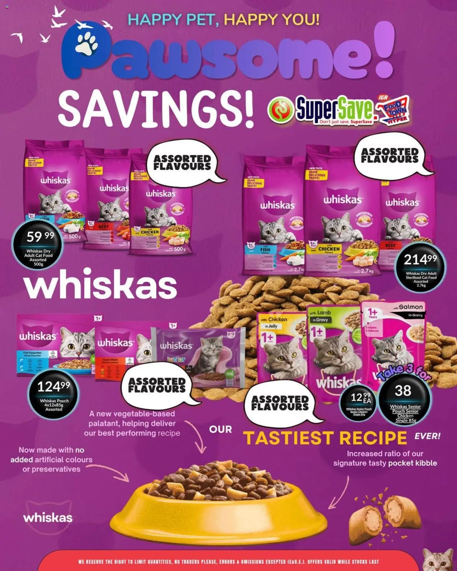 Super Save Pawsome savings!