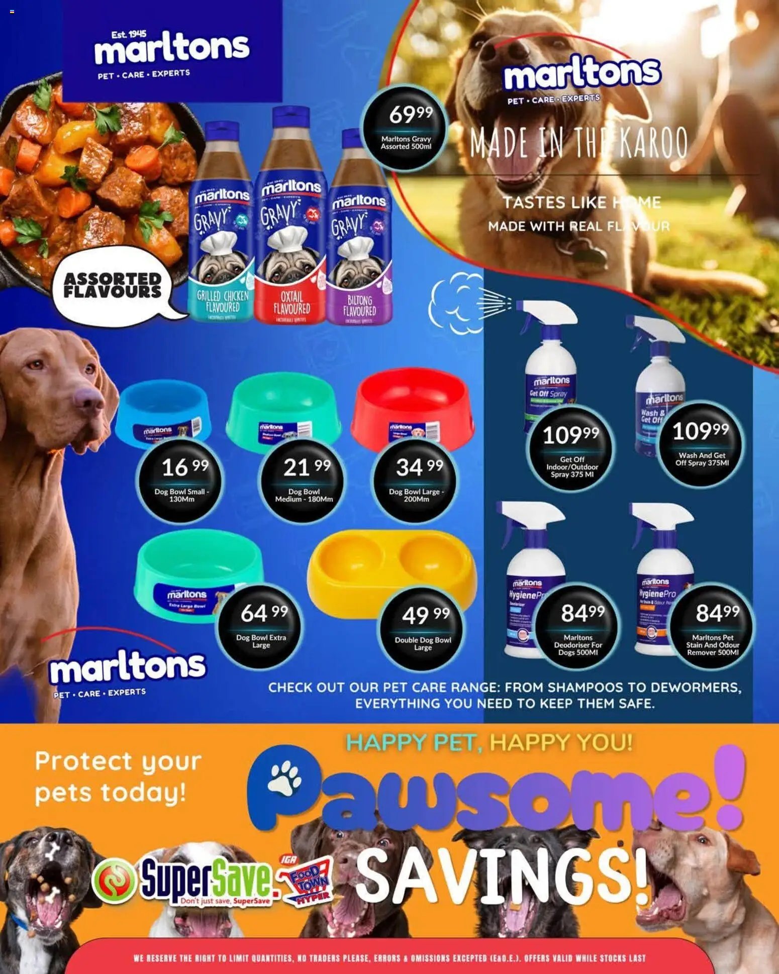 Super Save Pawsome savings!