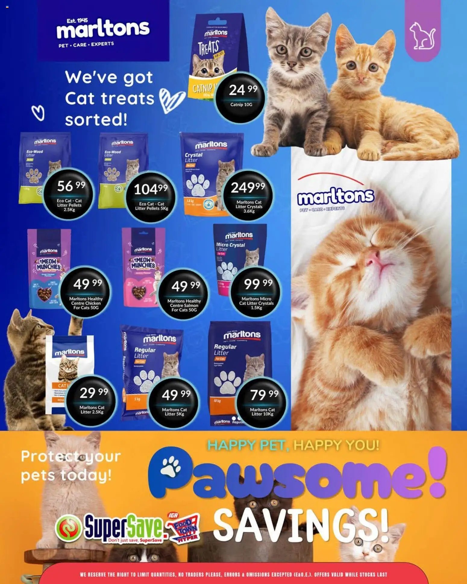 Super Save Pawsome savings!