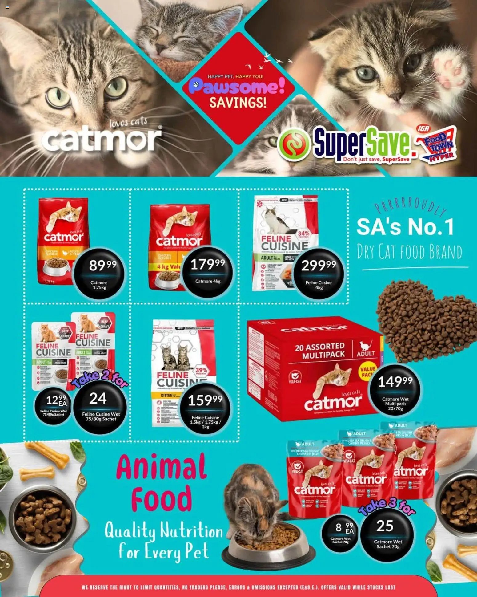 Super Save Pawsome savings!