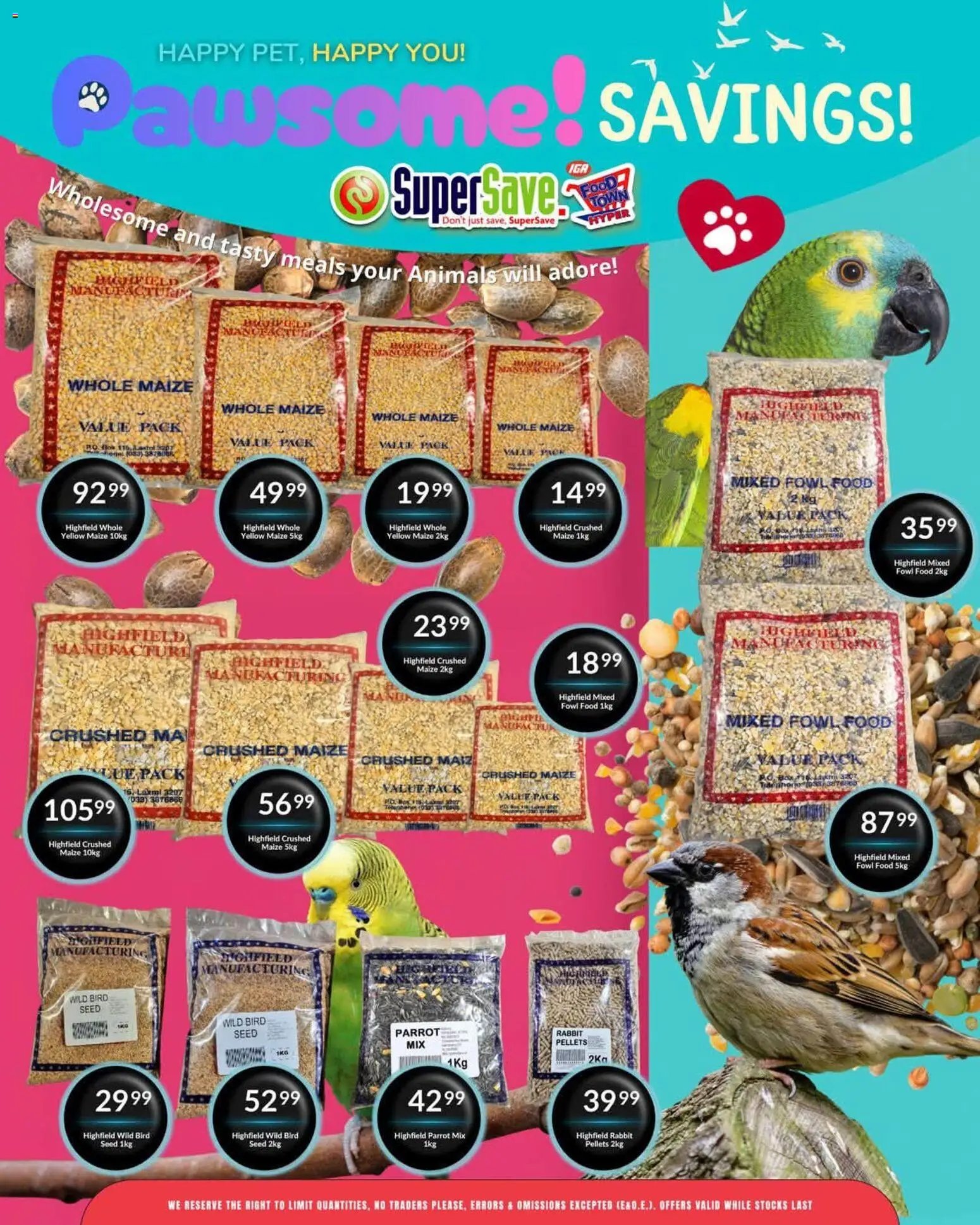 Super Save Pawsome savings!
