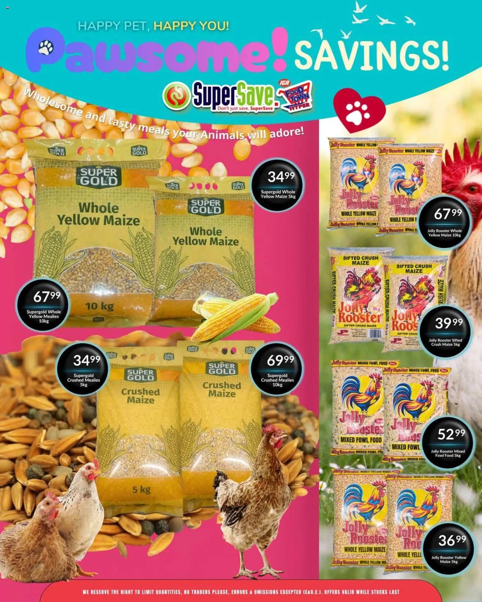 Super Save Pawsome savings!