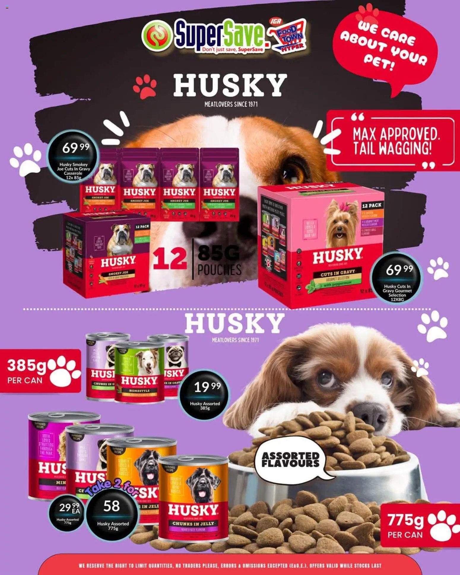 Super Save Pawsome savings!