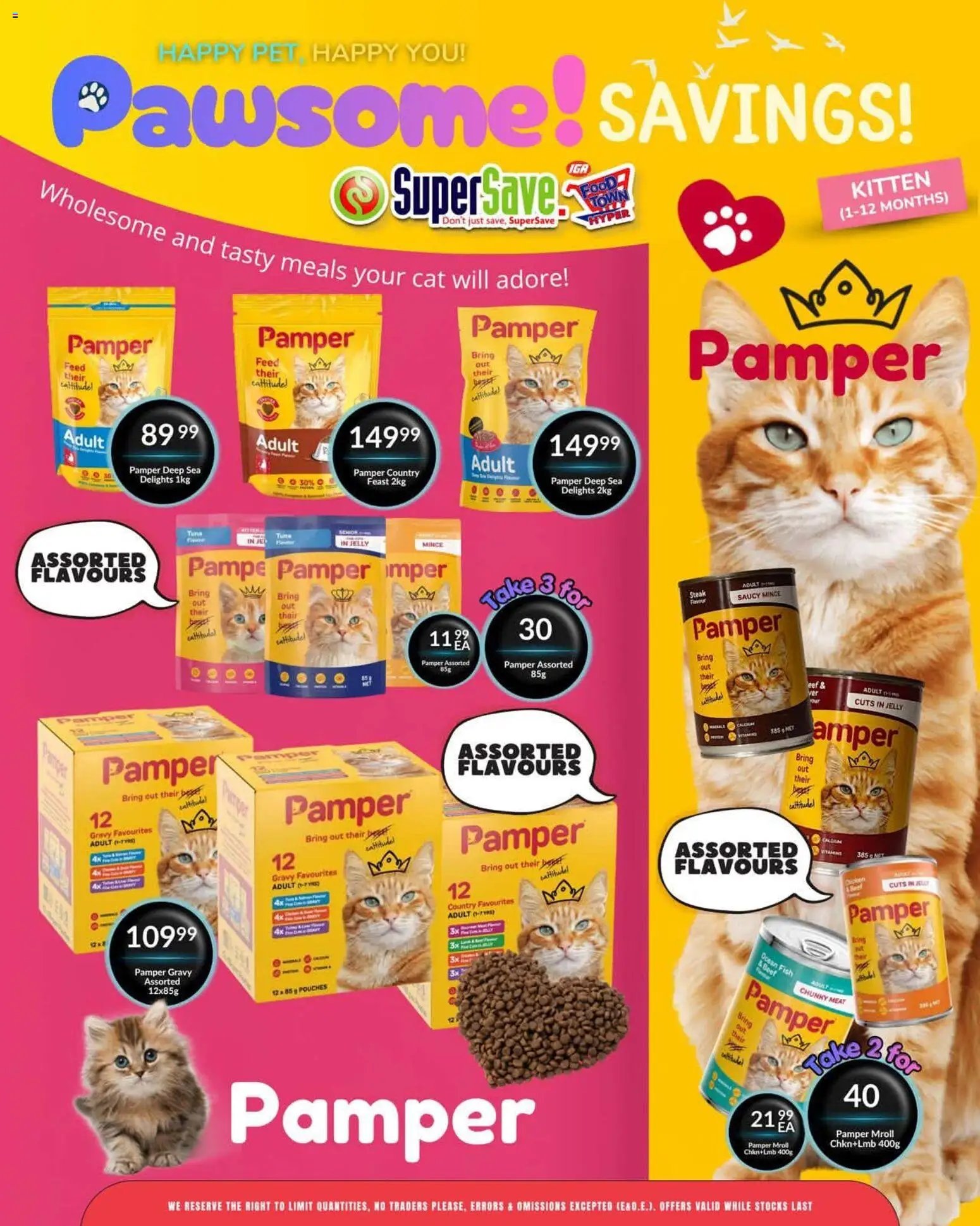 Super Save Pawsome savings!