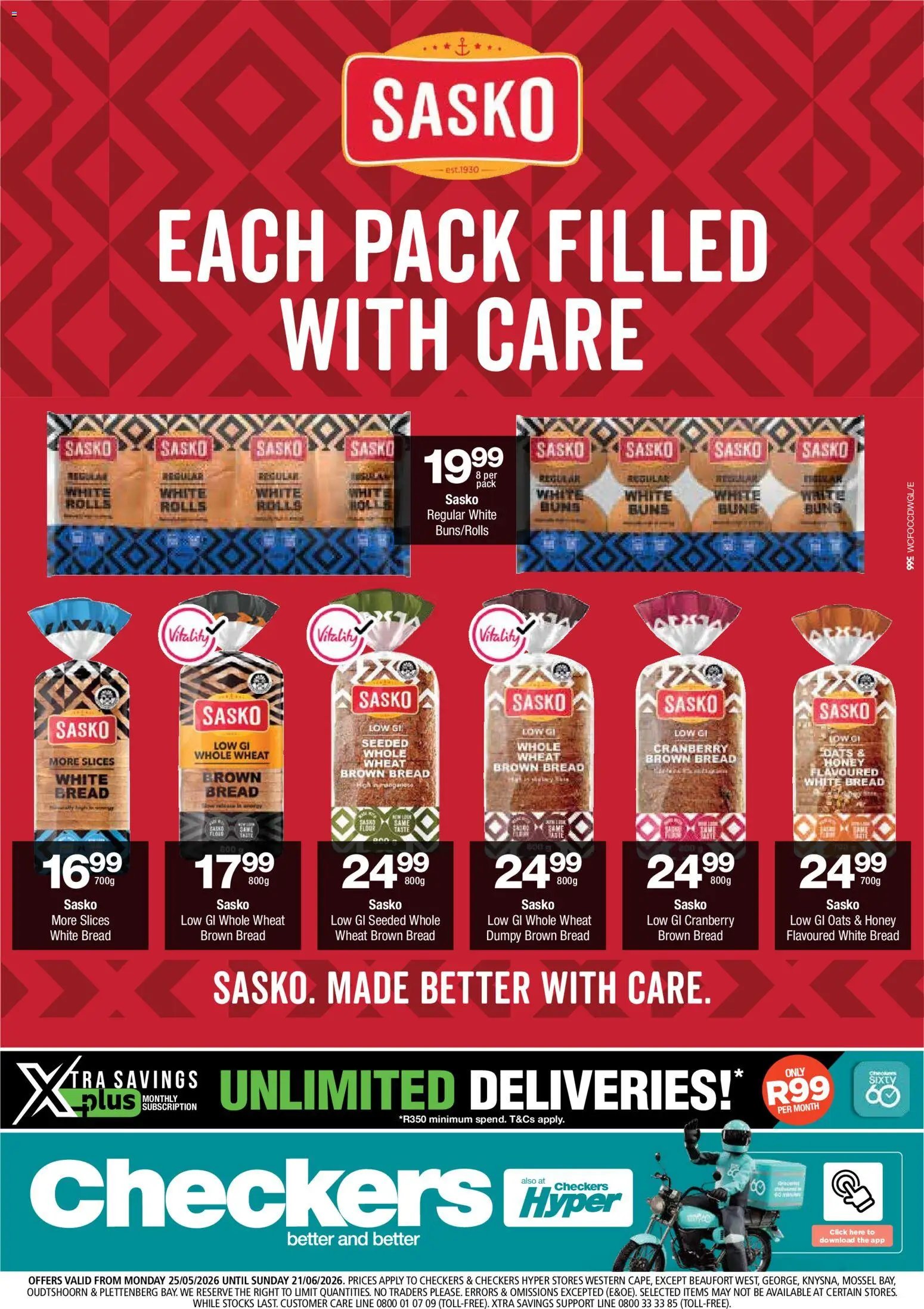 Checkers - Western Cape - Sasko Promotion
