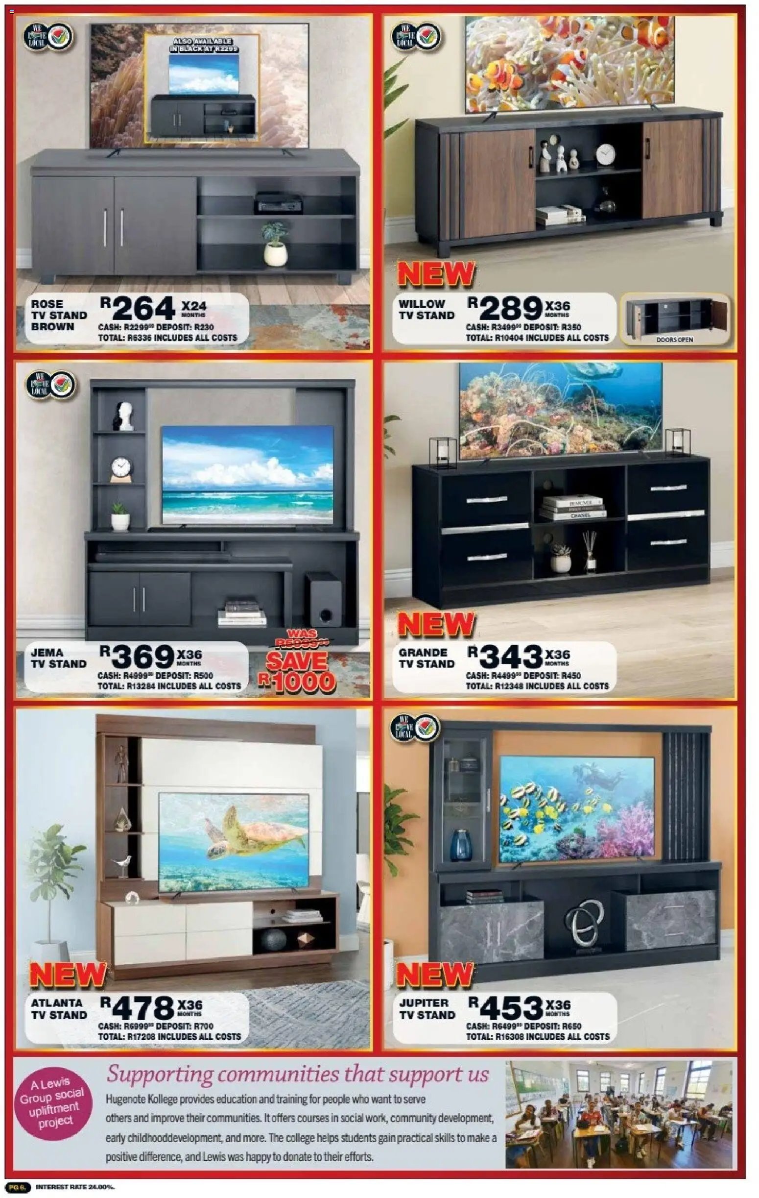 Lewis Stores South Africa Brochure