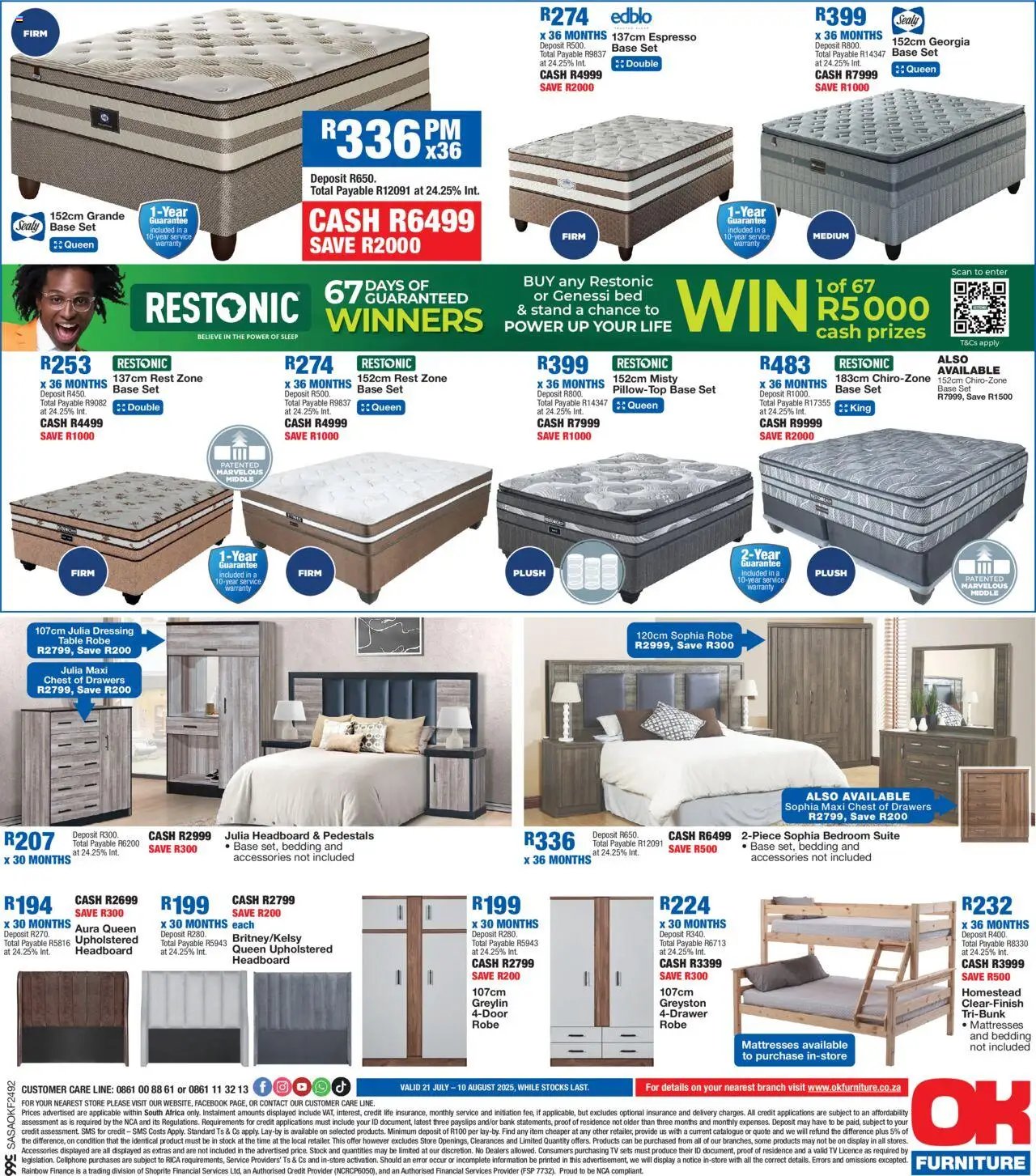 OK Furniture - RSA Specials (2025-07-21 - 2025-08-10) | 8