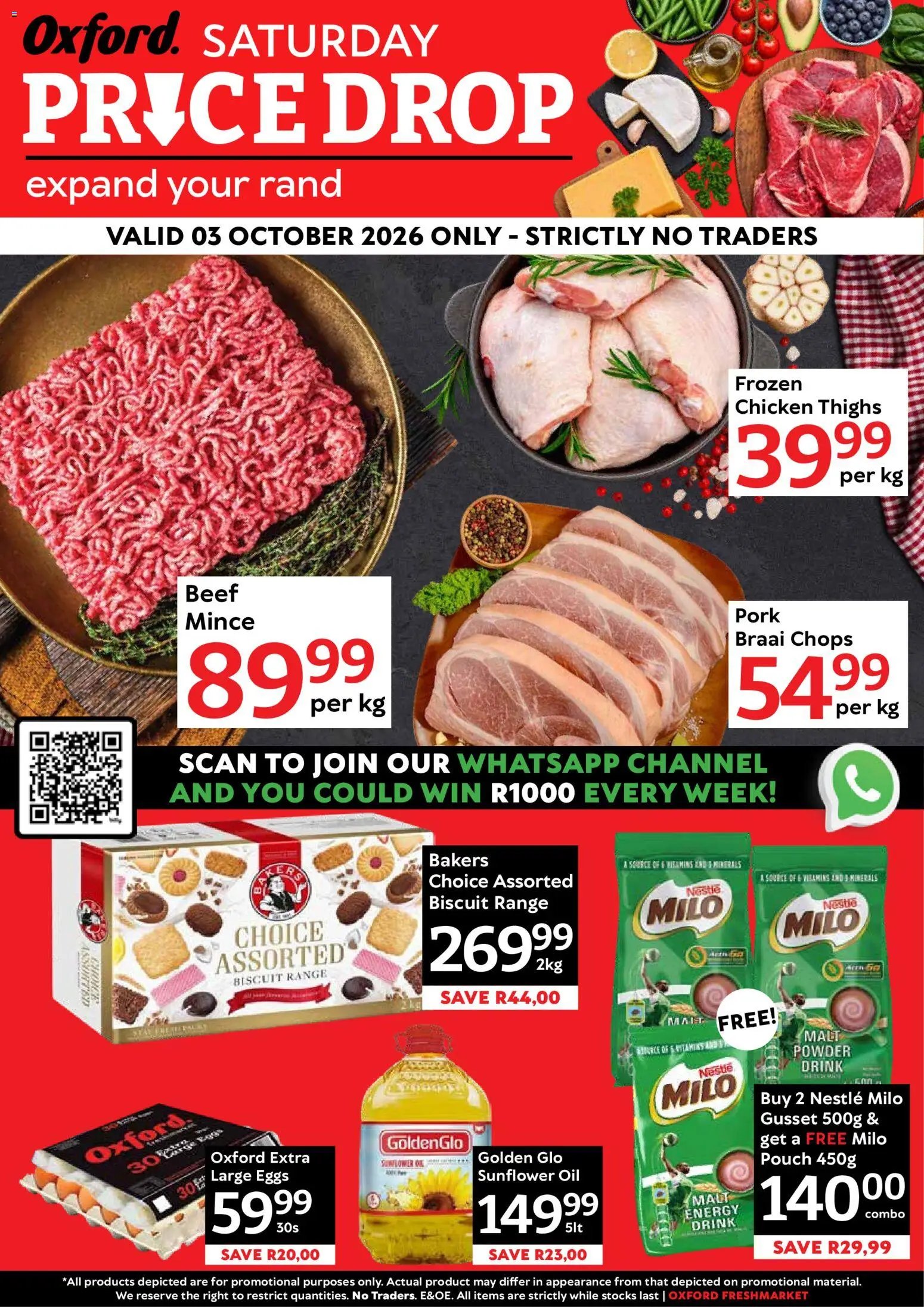 Oxford Freshmarket Saturday Price Drop