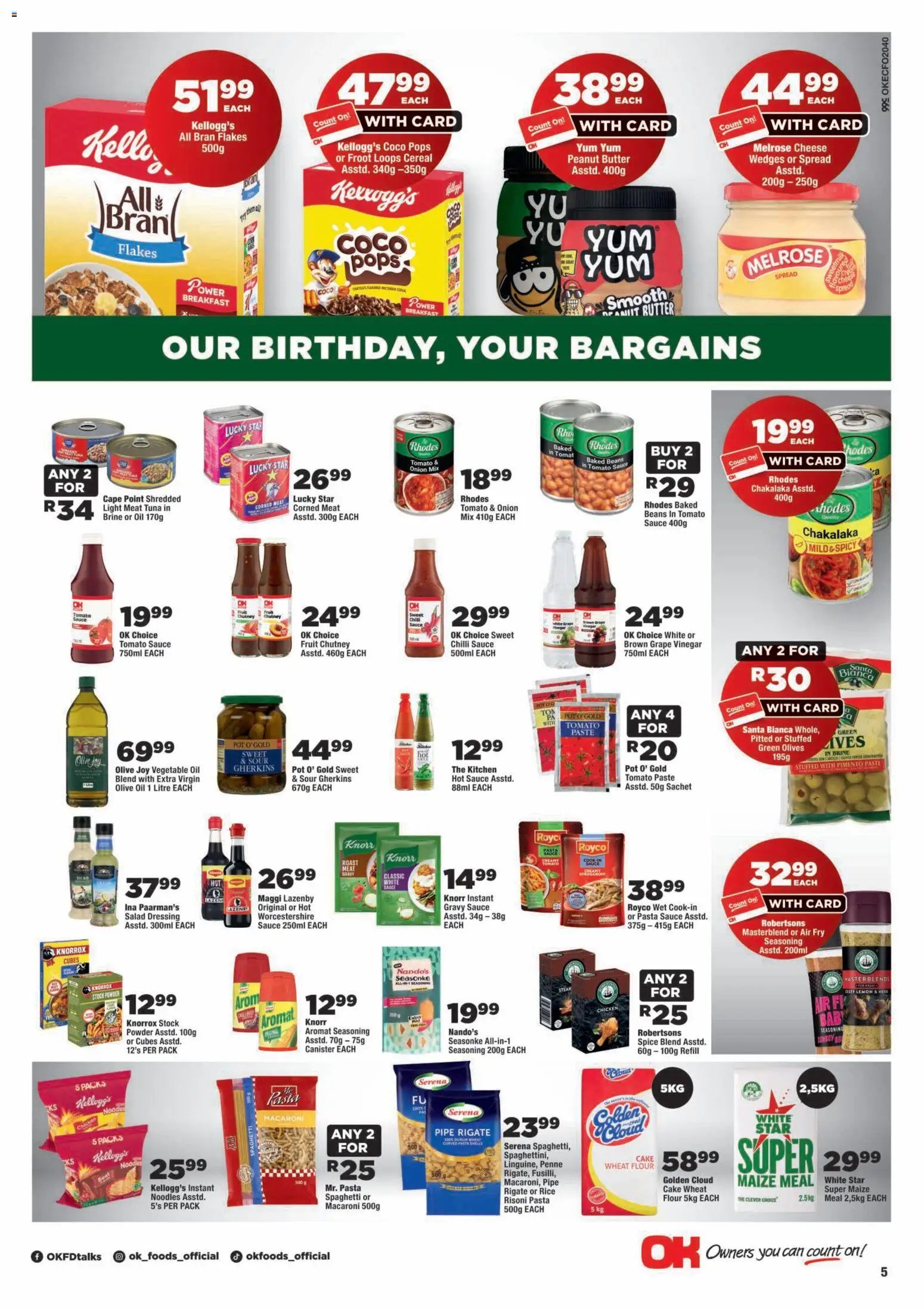 OK Foods - Eastern Cape - Specials