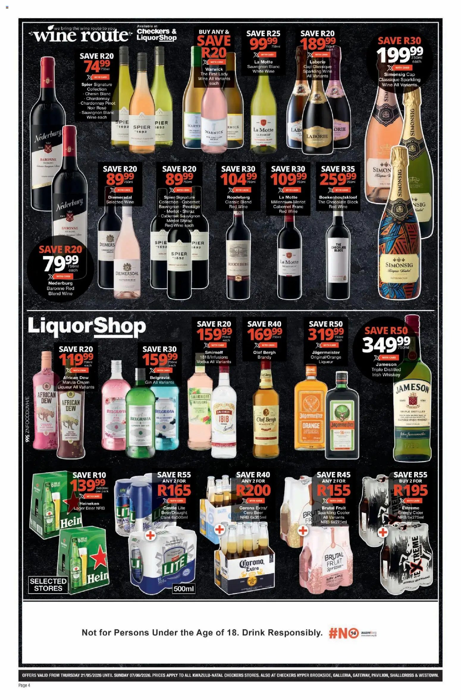 Checkers Specials